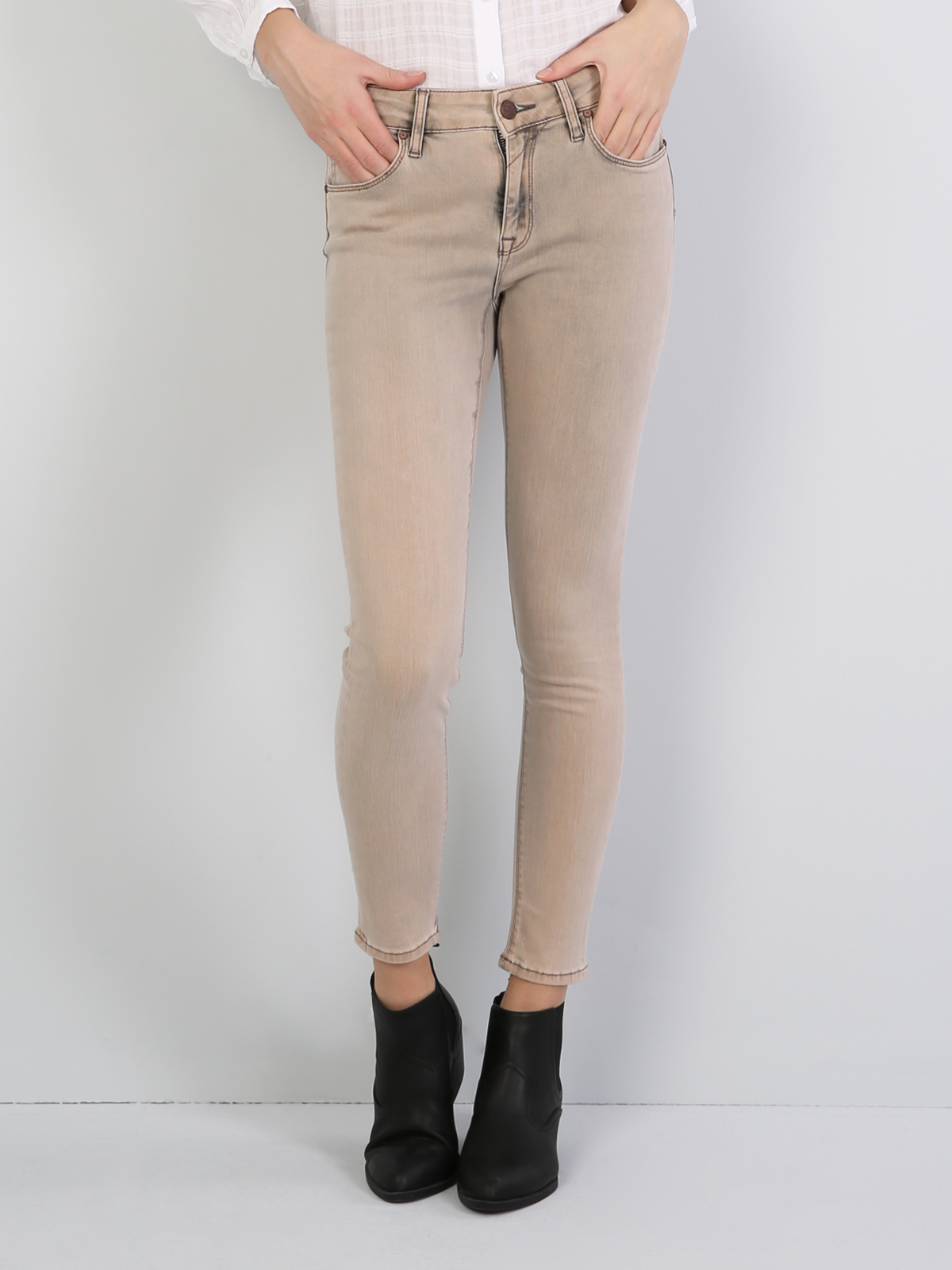 Afișați detalii pentru Pantaloni De Dama Denim Super Slim Fit 759 Lara Cl1042749