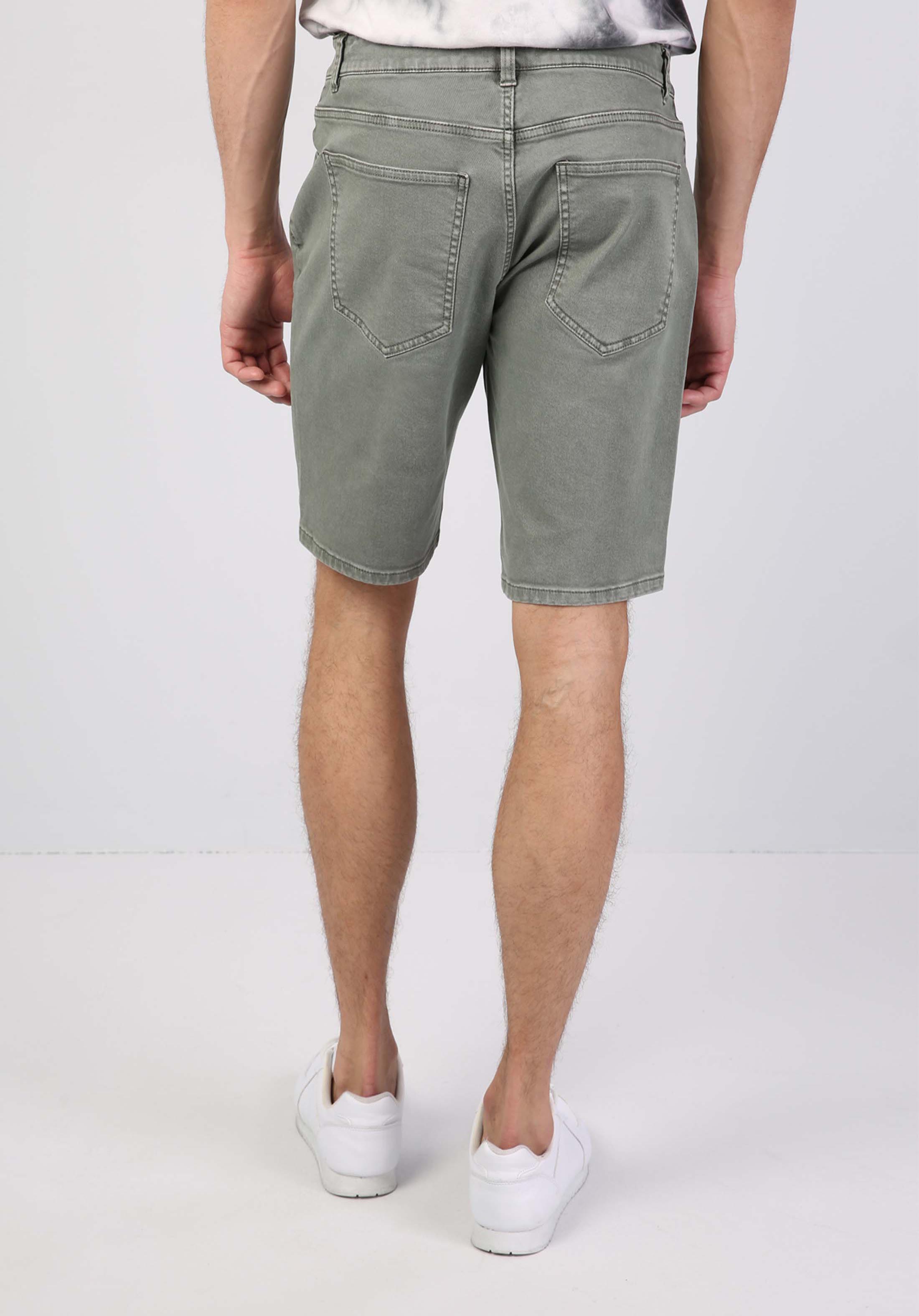 Afișați detalii pentru Short / Pantaloni Scurti De Barbati Verde Regular Fit  Cl1043361