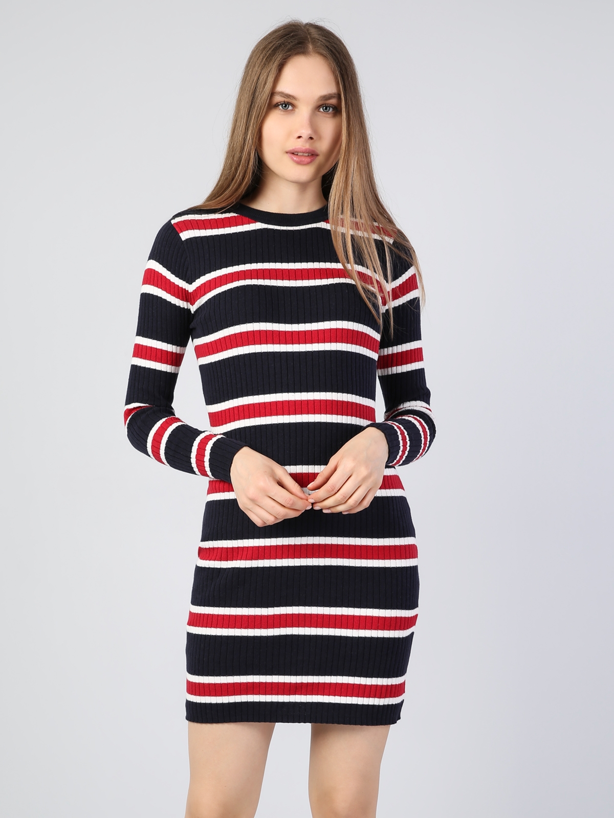 Afișați detalii pentru Rochie De Dama Albastru Marin Slim Fit  Cl1045036