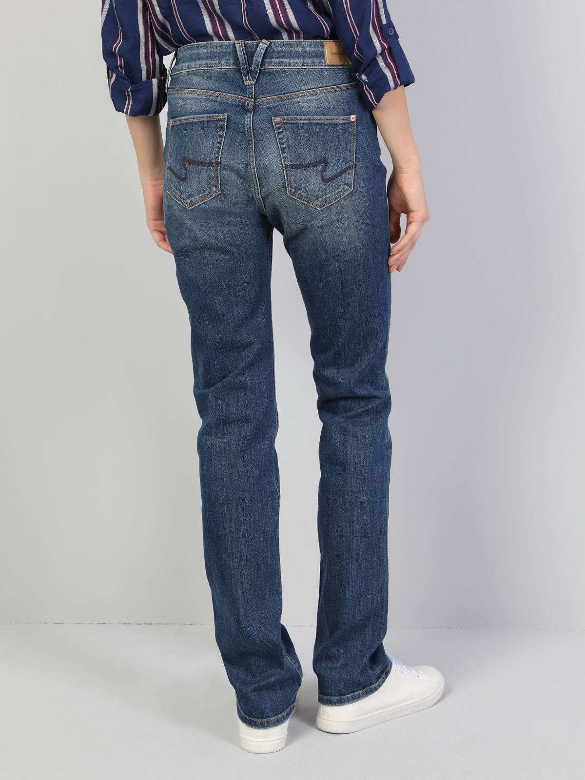 Afișați detalii pentru Pantaloni De Dama Denim Regular Fit 792 Mila Cl1047012