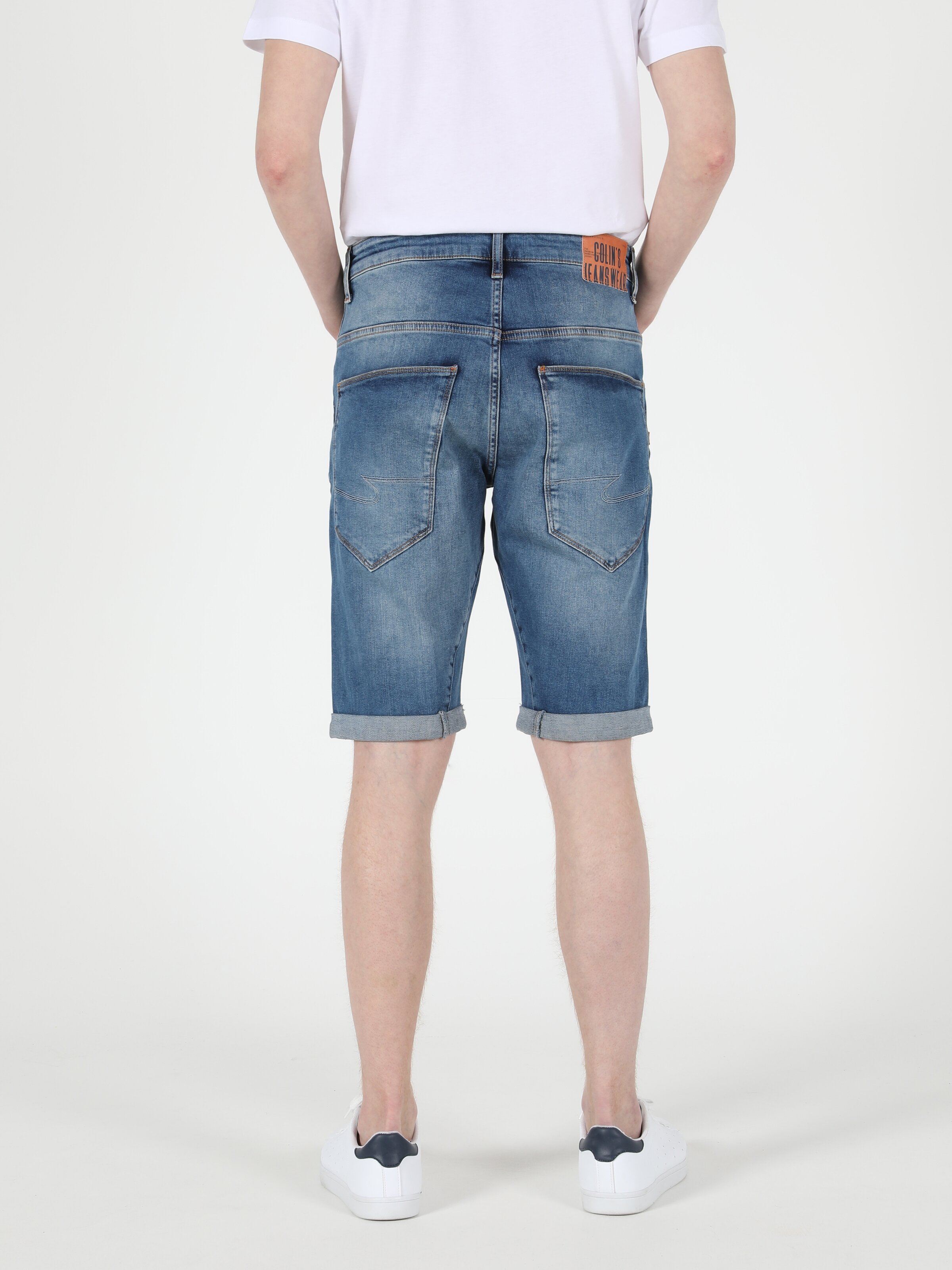 Afișați detalii pentru Short / Pantaloni Scurti De Barbati Denim Anti Fit  Cl1049617