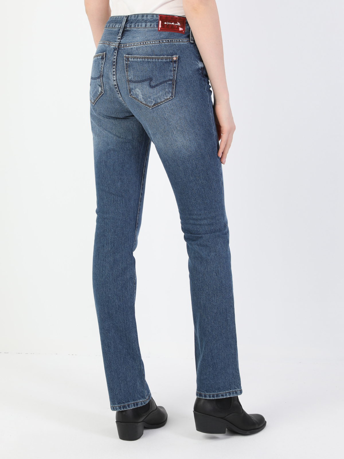 Afișați detalii pentru Pantaloni De Dama Denim Regular Fit 792 Mila Cl1048762