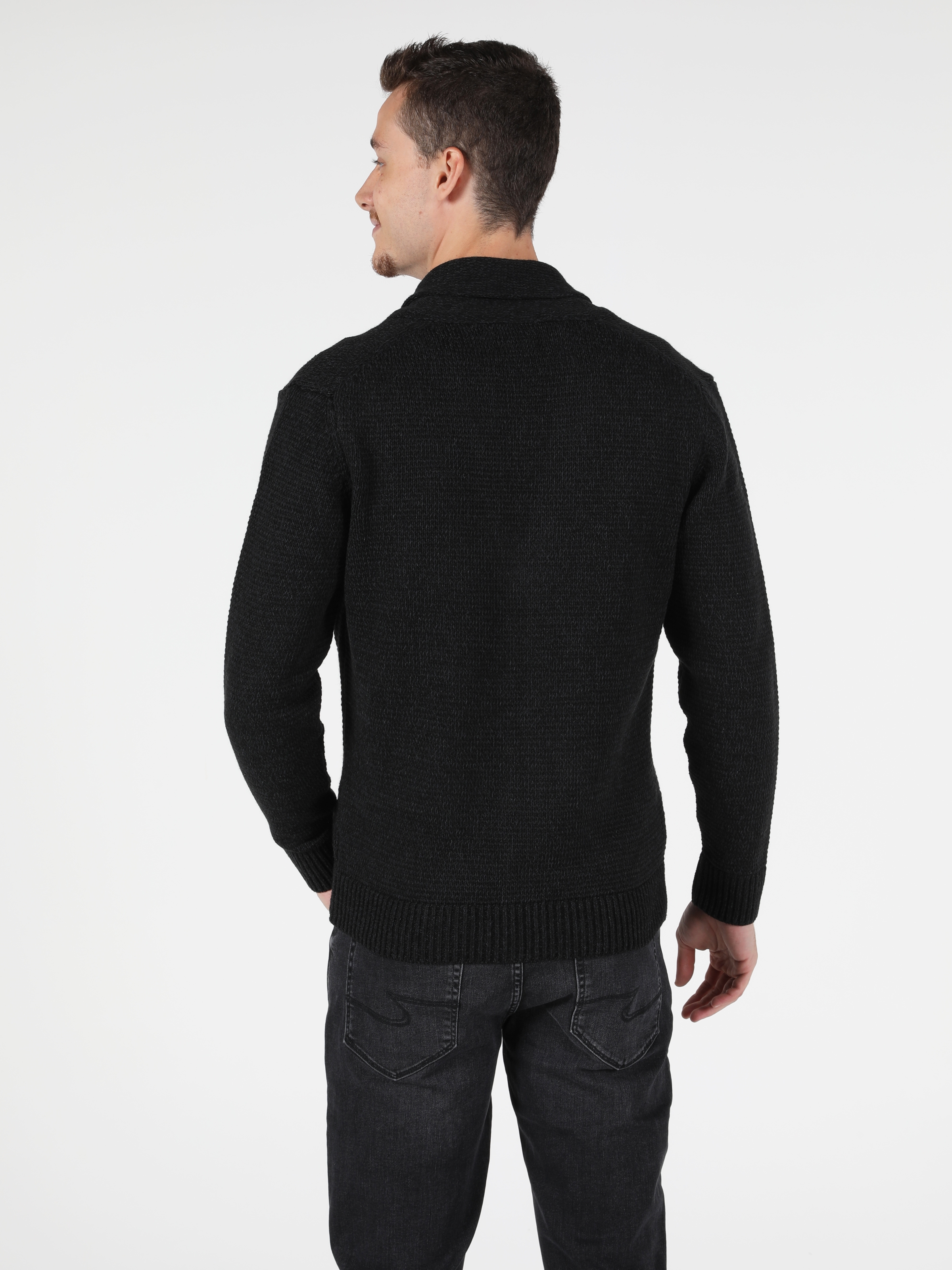 Afișați detalii pentru Cardigan De Barbati Antracit Regular Fit  Cl1050102