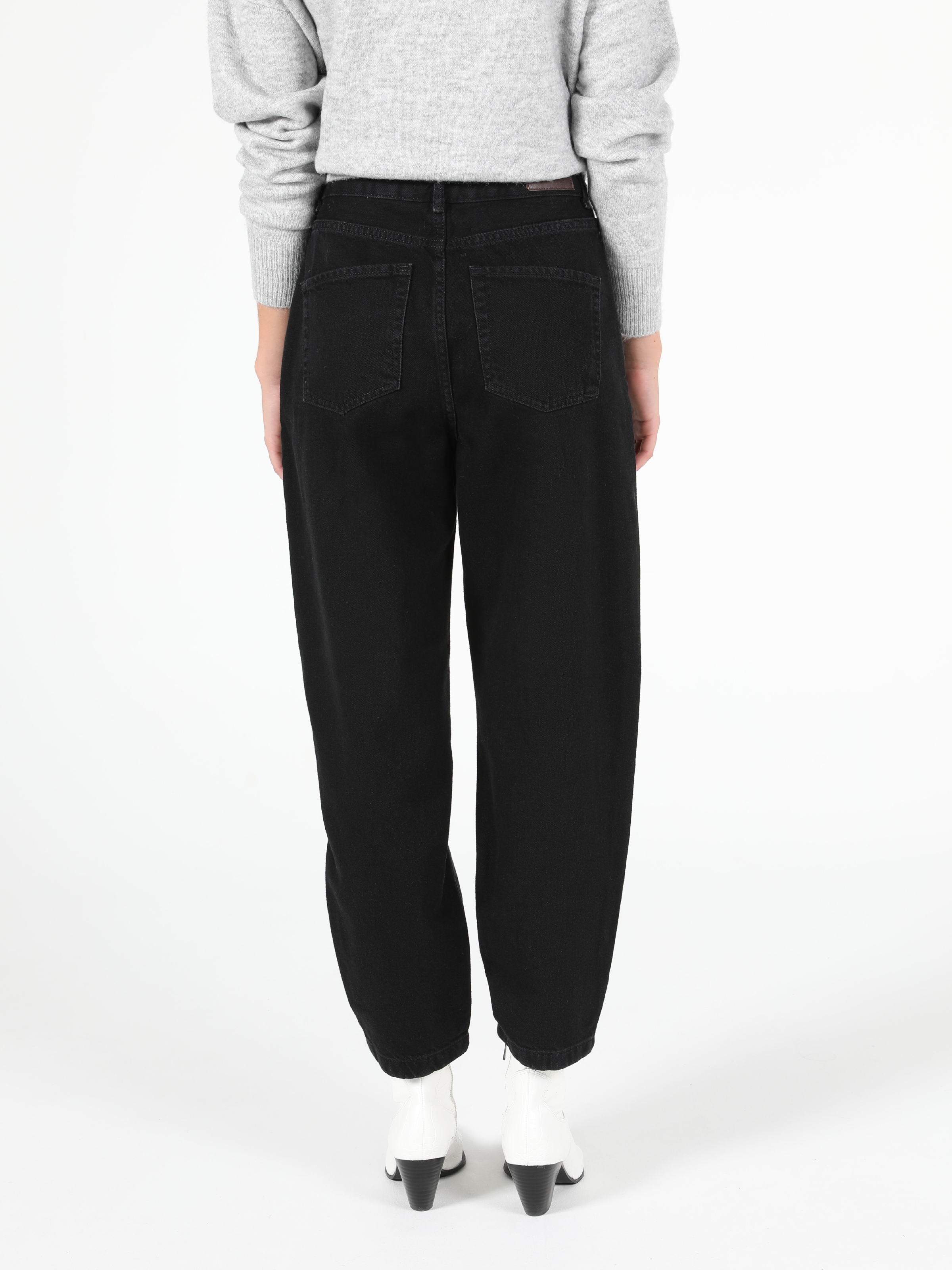 Afișați detalii pentru Pantaloni De Dama Negru Slouchy Fit  Cl1051963