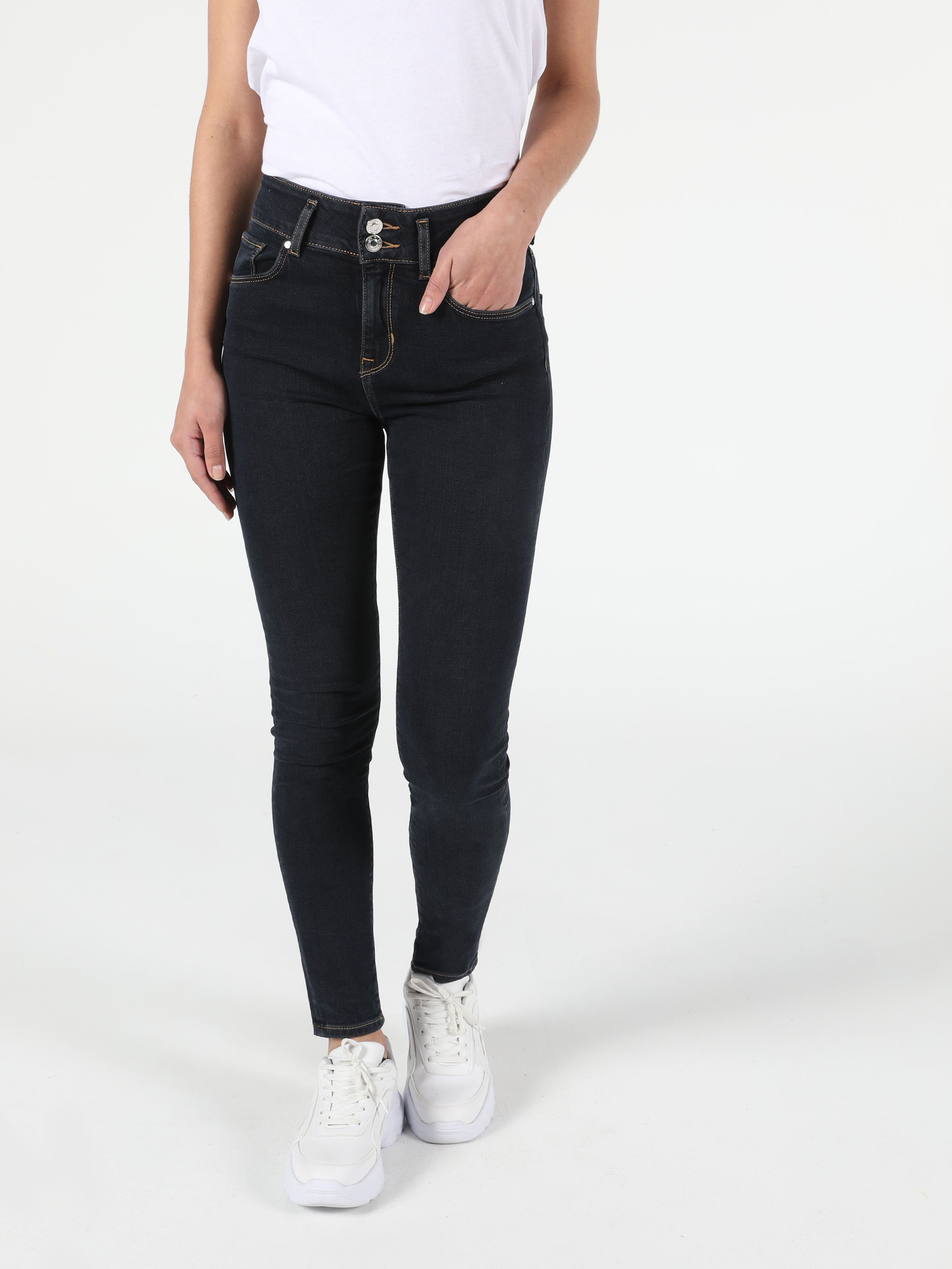 Afișați detalii pentru Pantaloni De Dama Denim Super Slim Fit 760 Diana Cl1052810