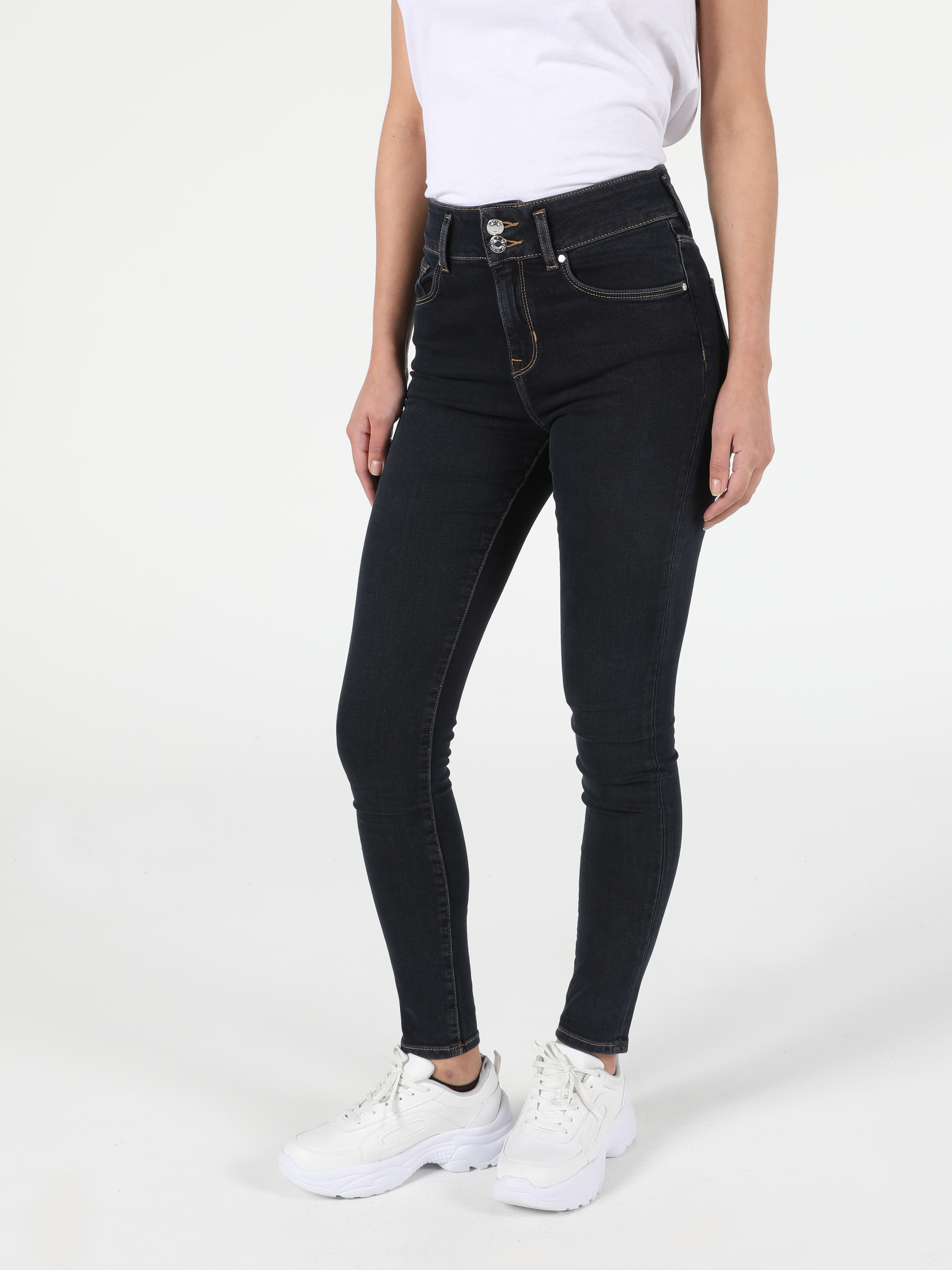 Afișați detalii pentru Pantaloni De Dama Denim Super Slim Fit 760 Diana Cl1052810