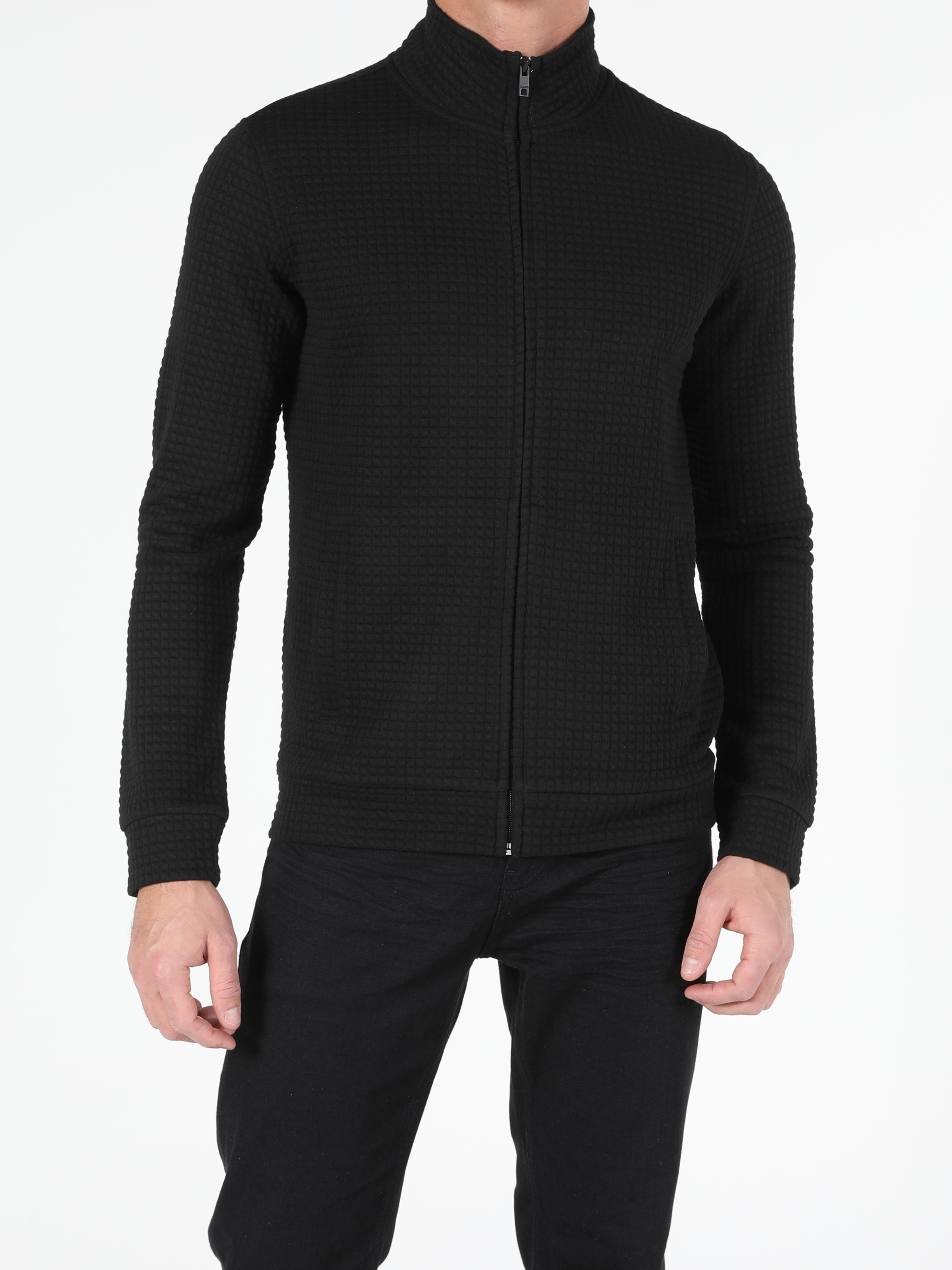 Afișați detalii pentru Jacheta De Barbati Negru Slim Fit  Cl1053234