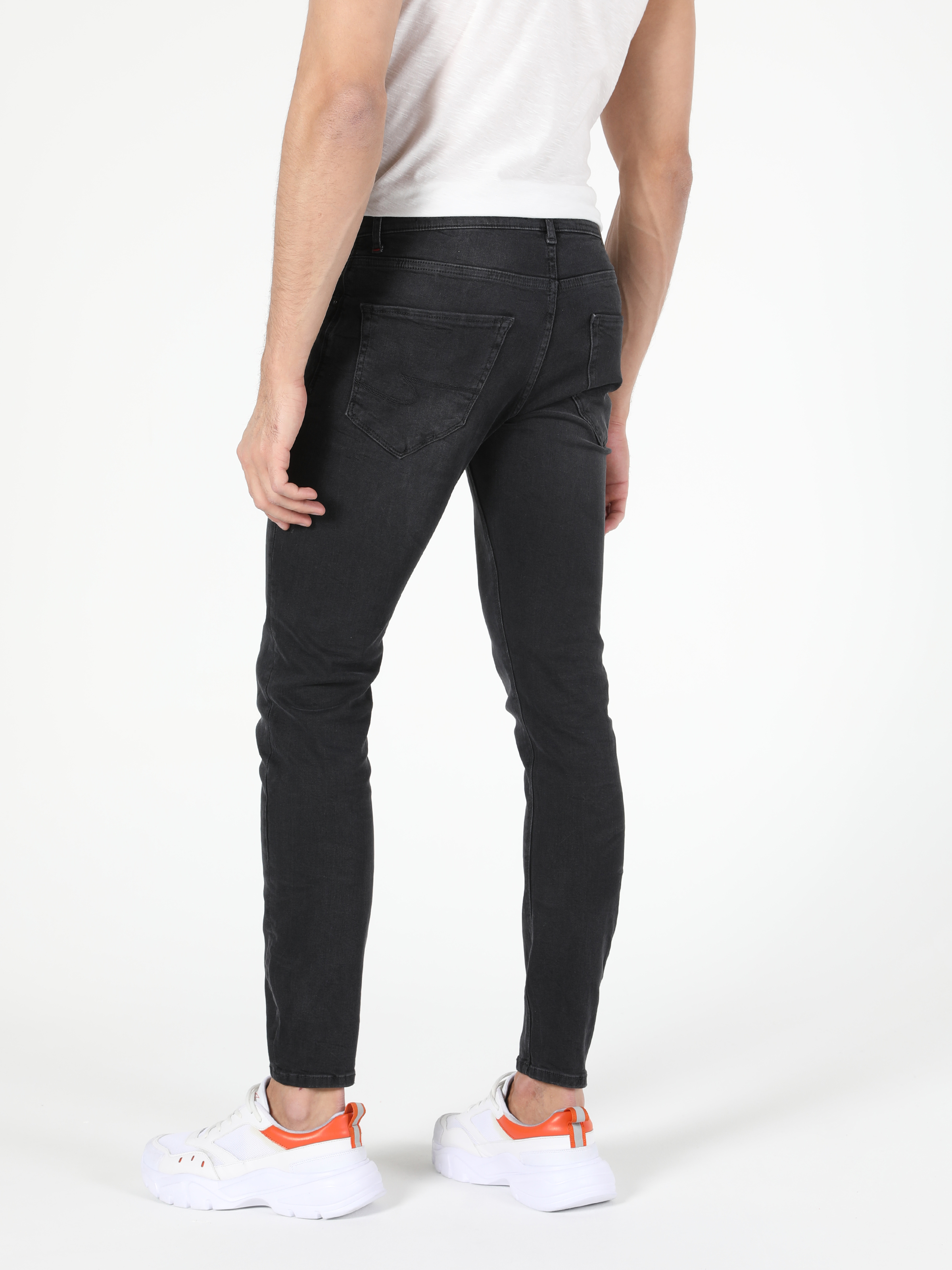 Afișați detalii pentru Pantaloni De Barbati Albastru Skinny Fit 040 Alex Cl1055298