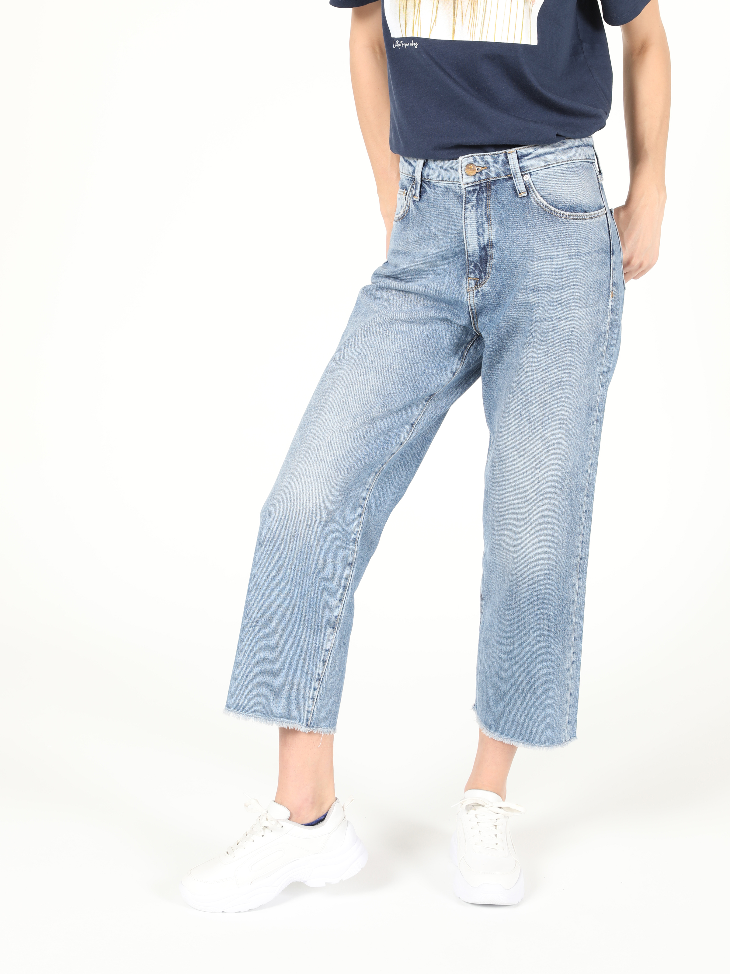 Afișați detalii pentru Pantaloni De Dama Denim Regular Fit 970 Berry Cl1054661