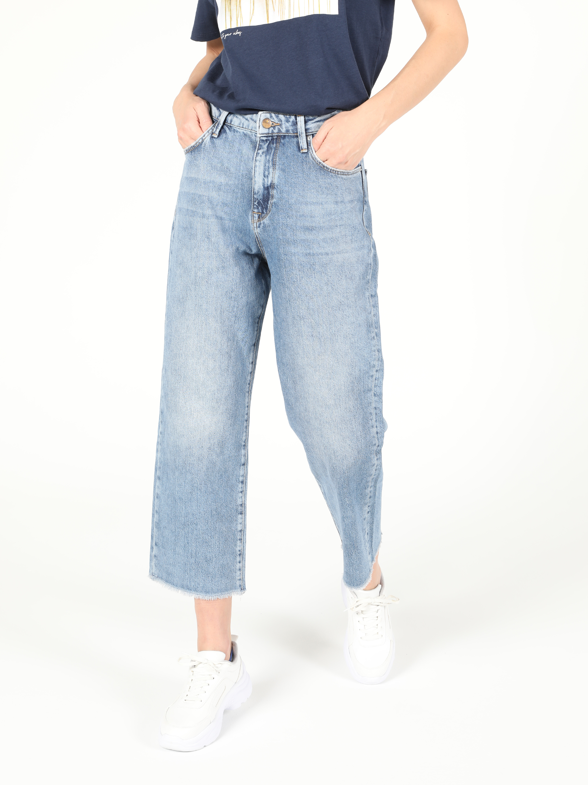 Afișați detalii pentru Pantaloni De Dama Denim Regular Fit 970 Berry Cl1054661