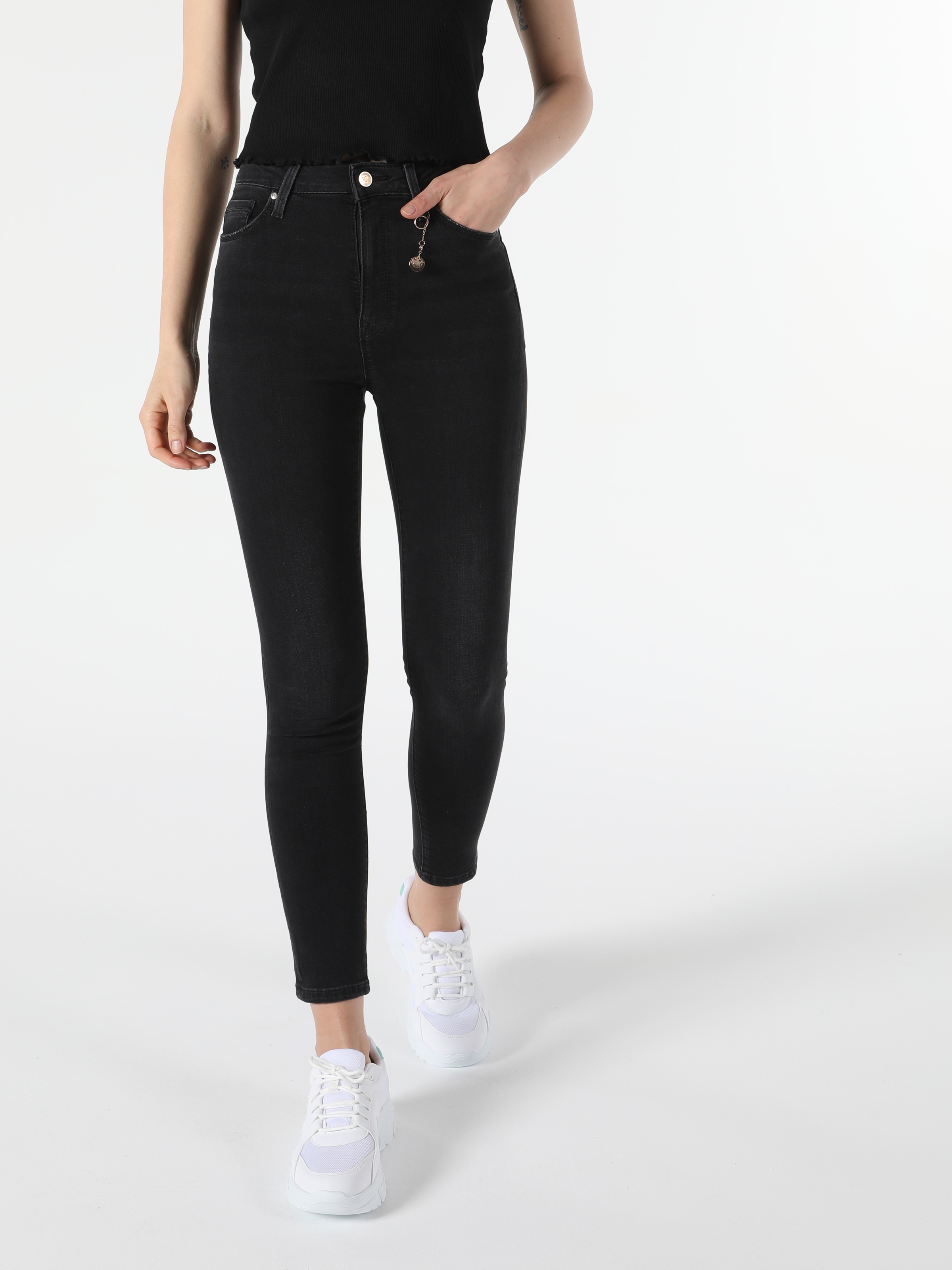 Afișați detalii pentru Pantaloni De Dama Denim Super Slim Fit 760 Diana Cl1054594