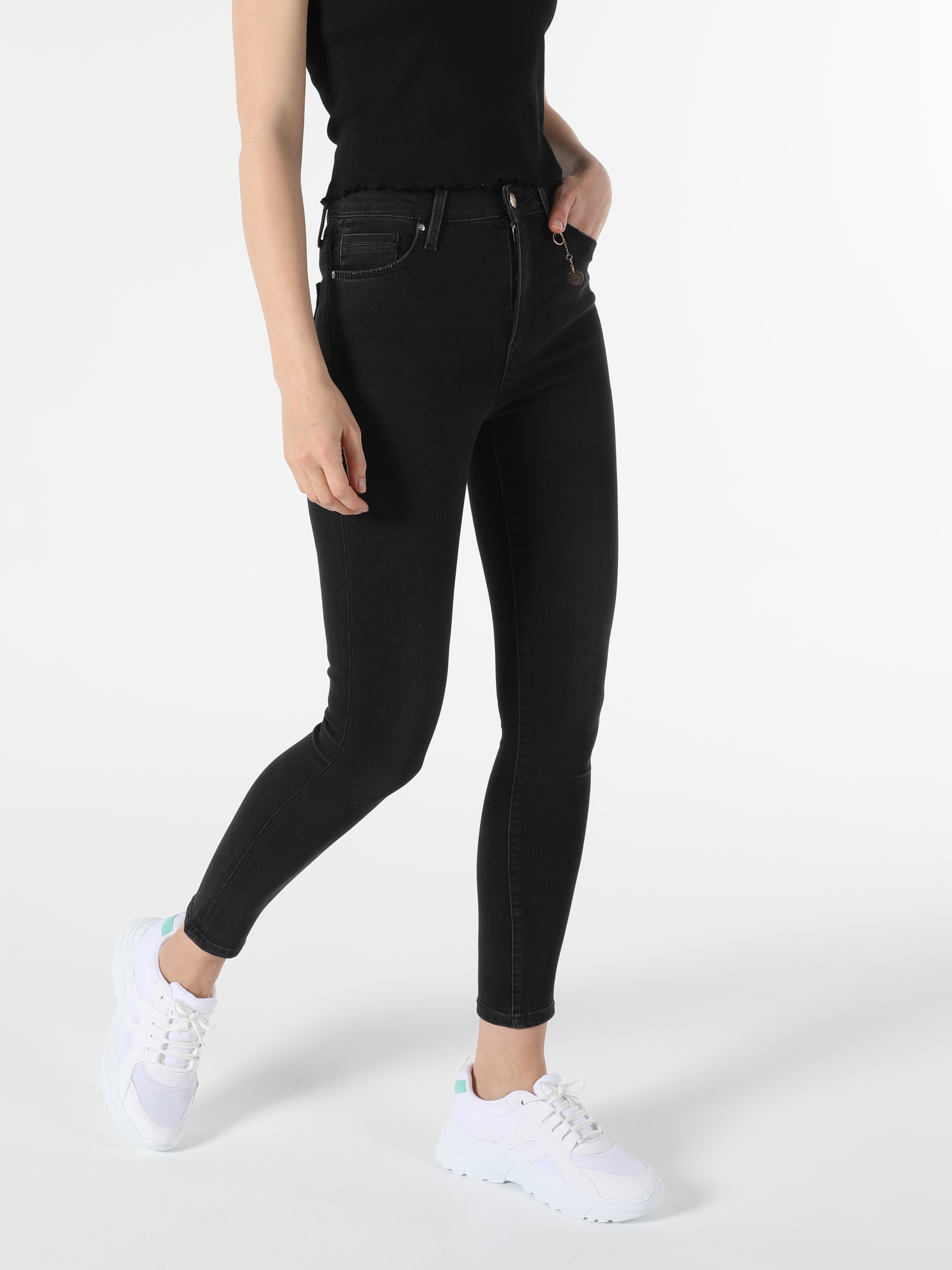 Afișați detalii pentru Pantaloni De Dama Denim Super Slim Fit 760 Diana Cl1054594