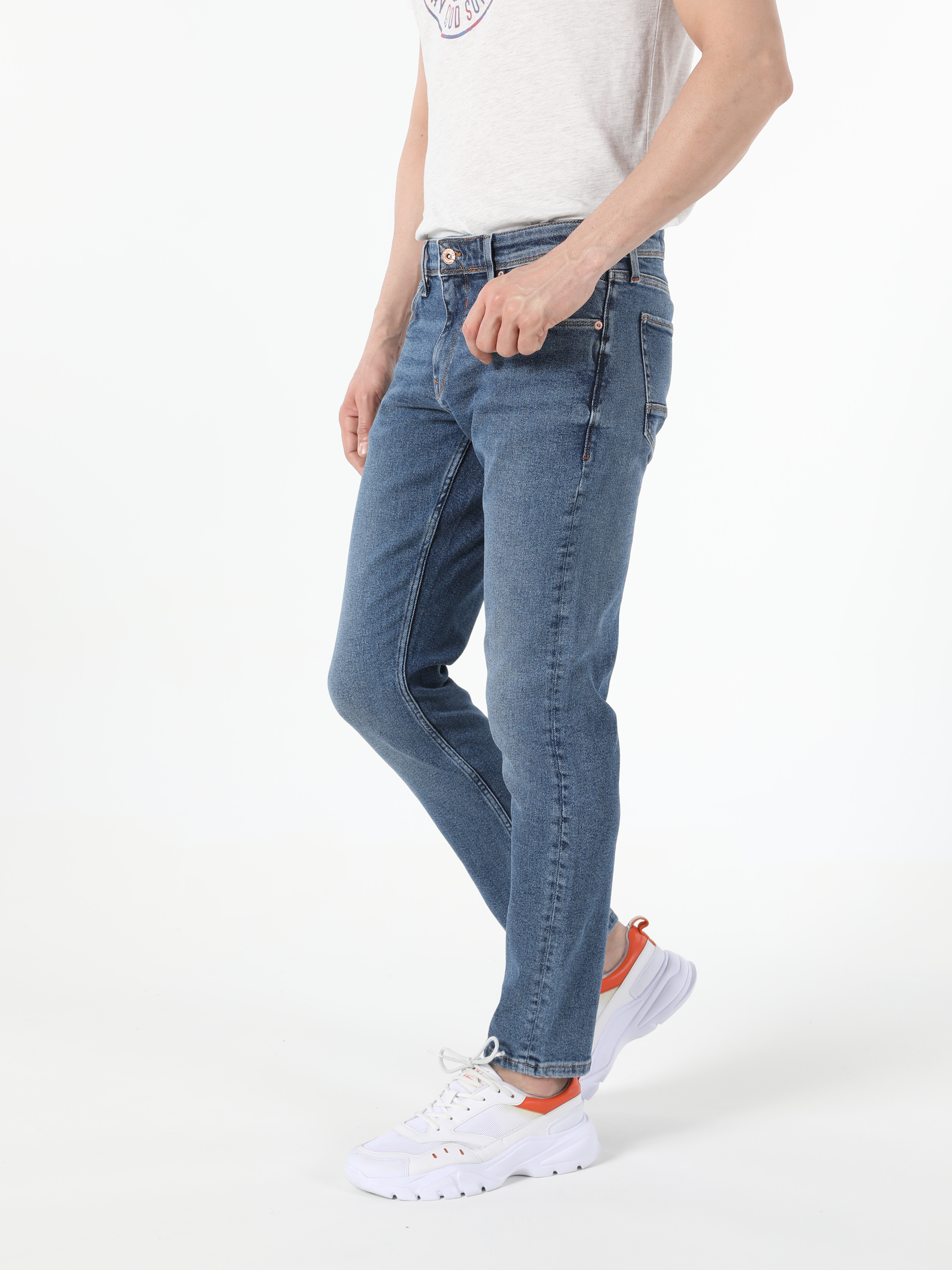 Afișați detalii pentru Pantaloni De Barbati Denim Slim Fit 041 Danny Cl1054544