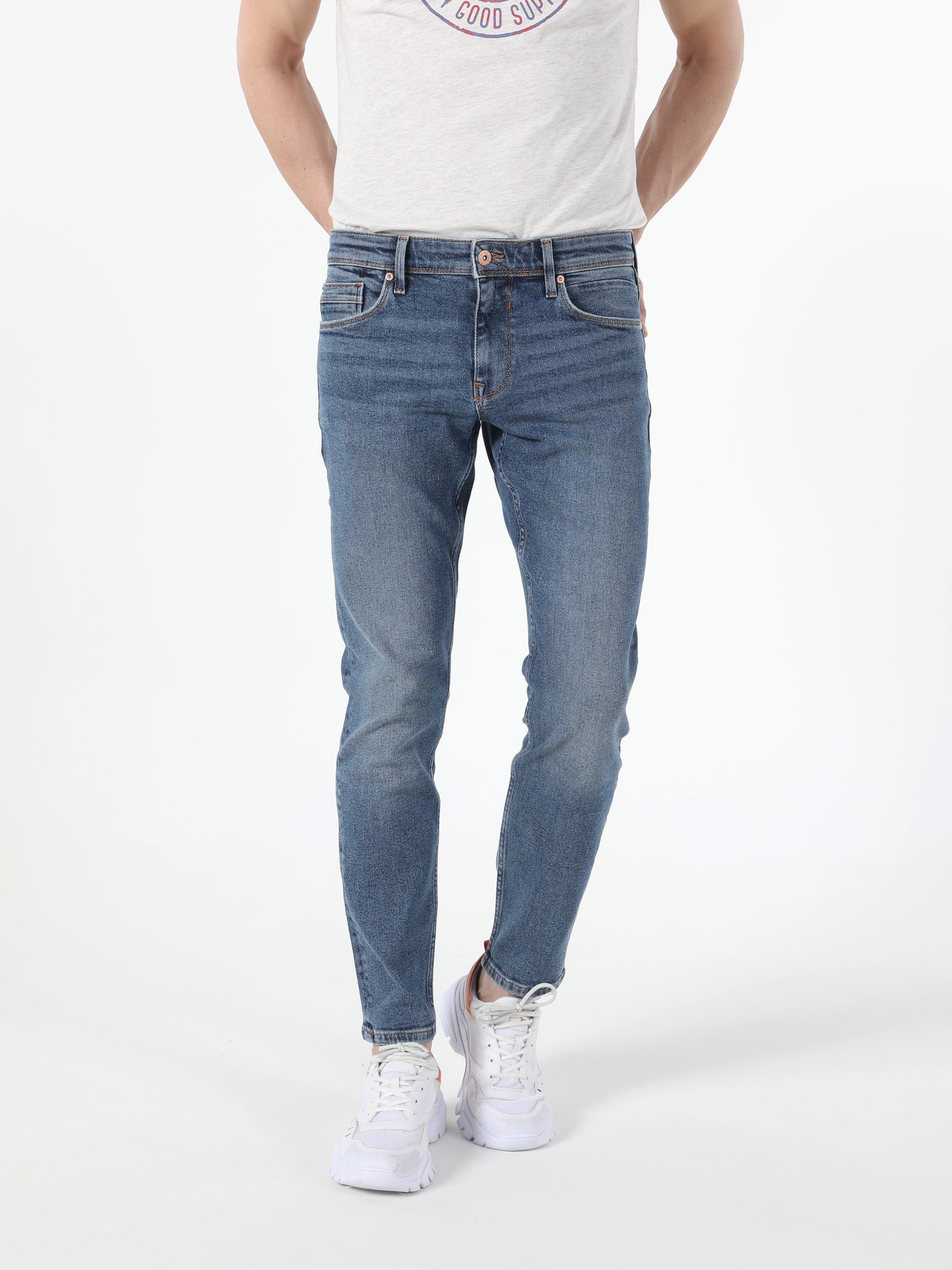 Afișați detalii pentru Pantaloni De Barbati Denim Slim Fit 041 Danny Cl1054544