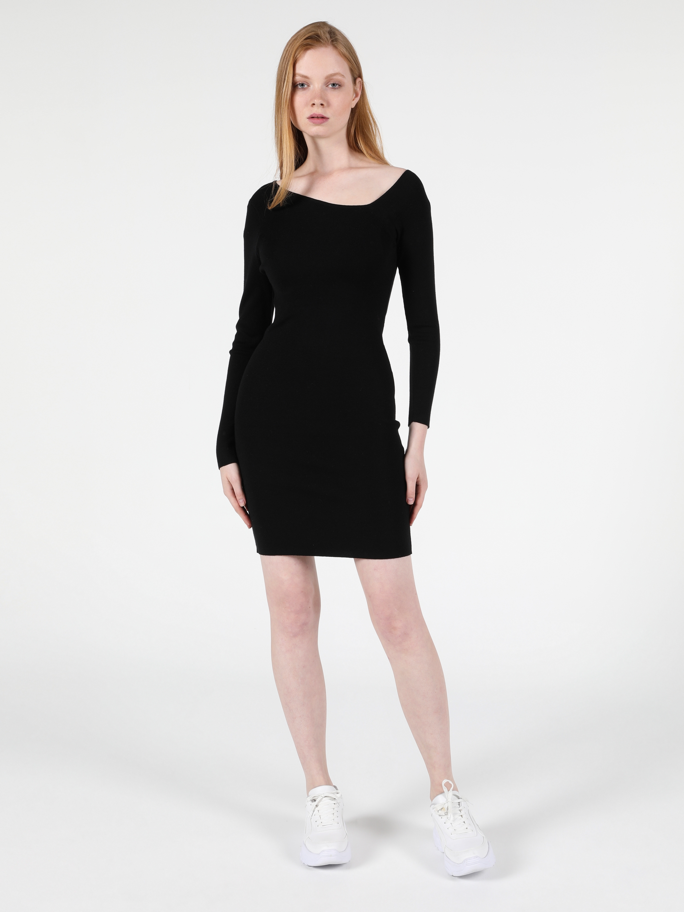 Afișați detalii pentru Rochie De Dama Negru Slim Fit  Cl1050572