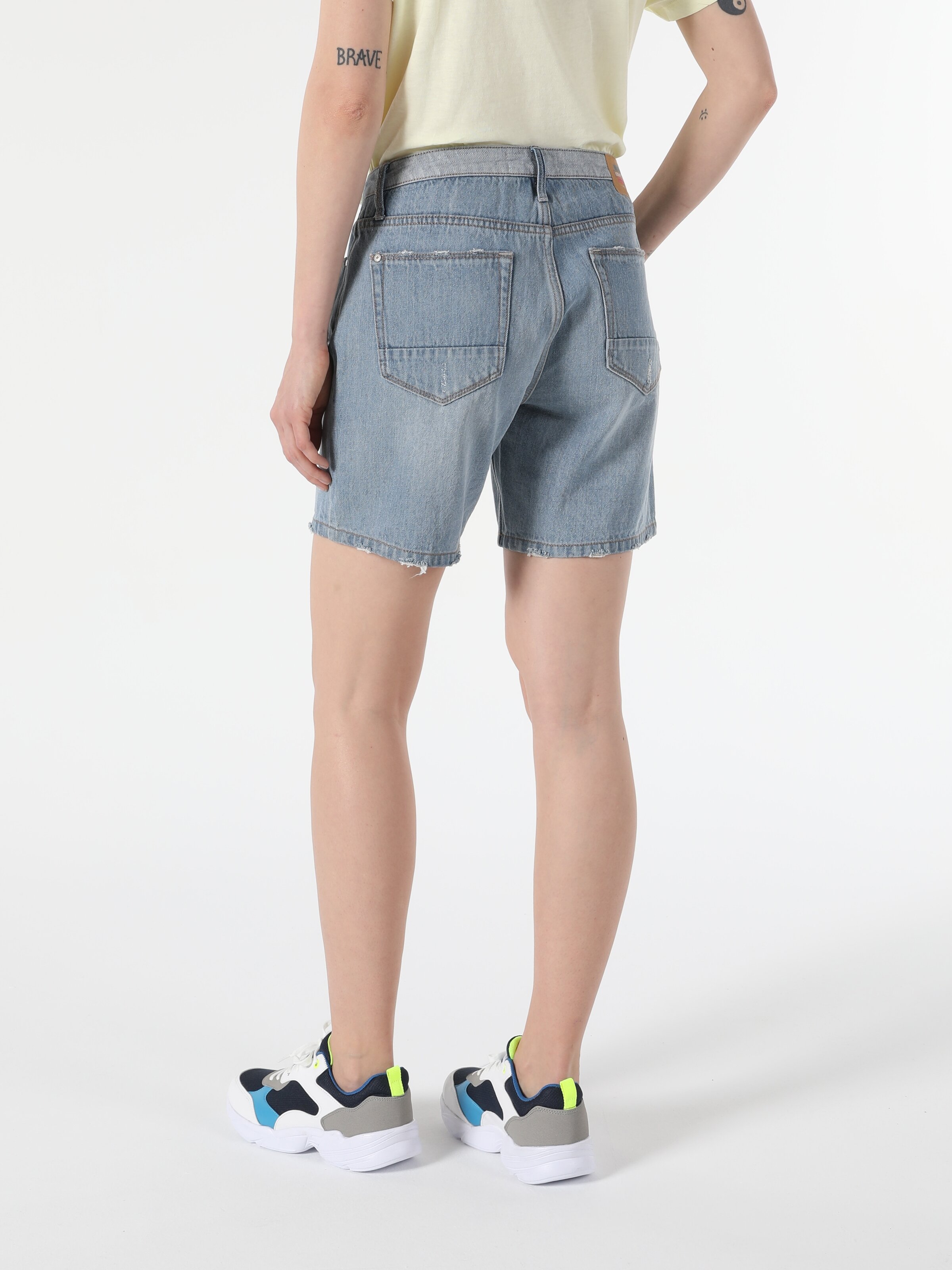 Afișați detalii pentru Short / Pantaloni Scurti De Dama Denim Regular Fit  Cl1054623