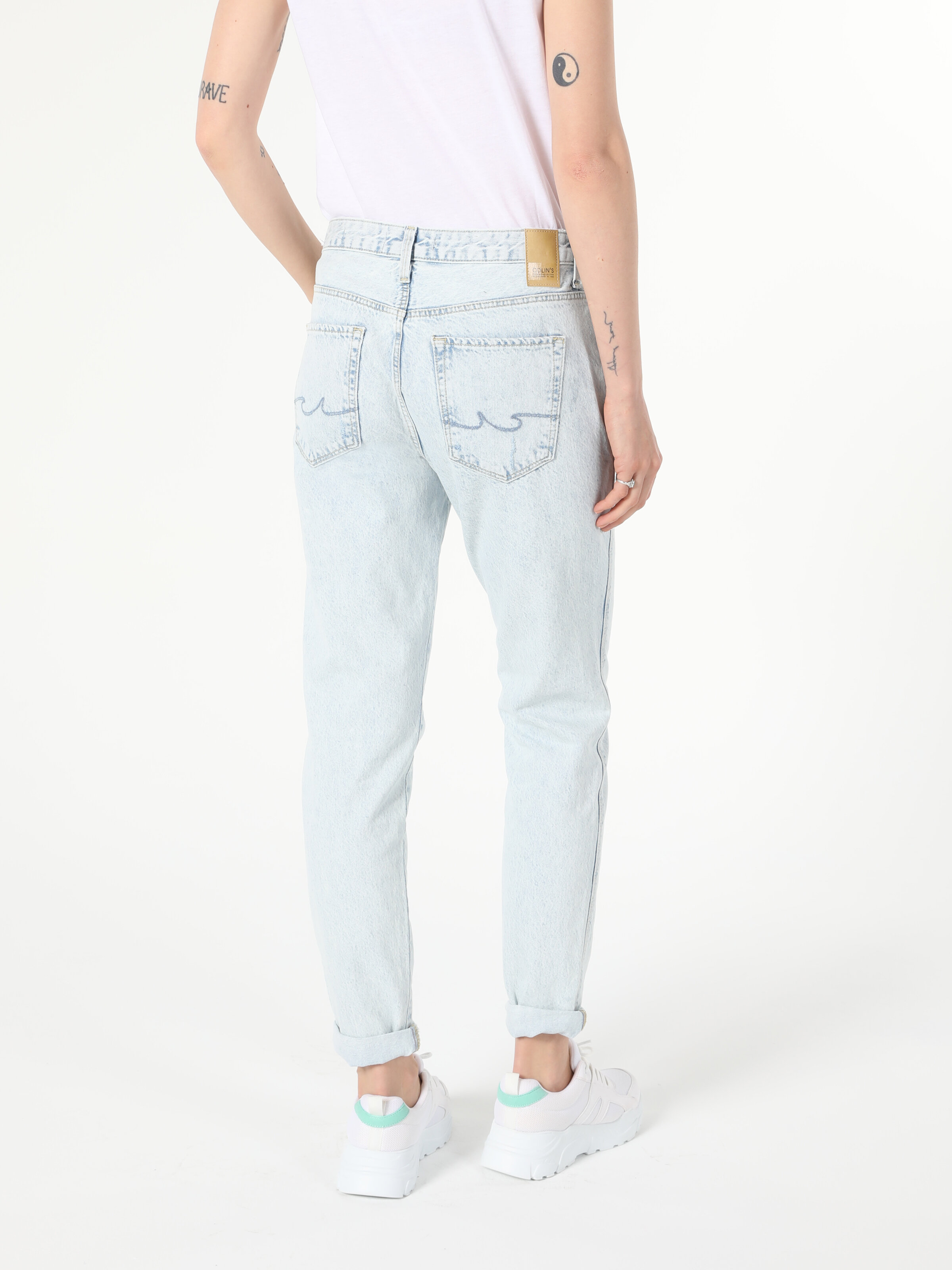 Afișați detalii pentru Pantaloni De Dama Denim Boyfriend Fit 893 Julia Cl1055542