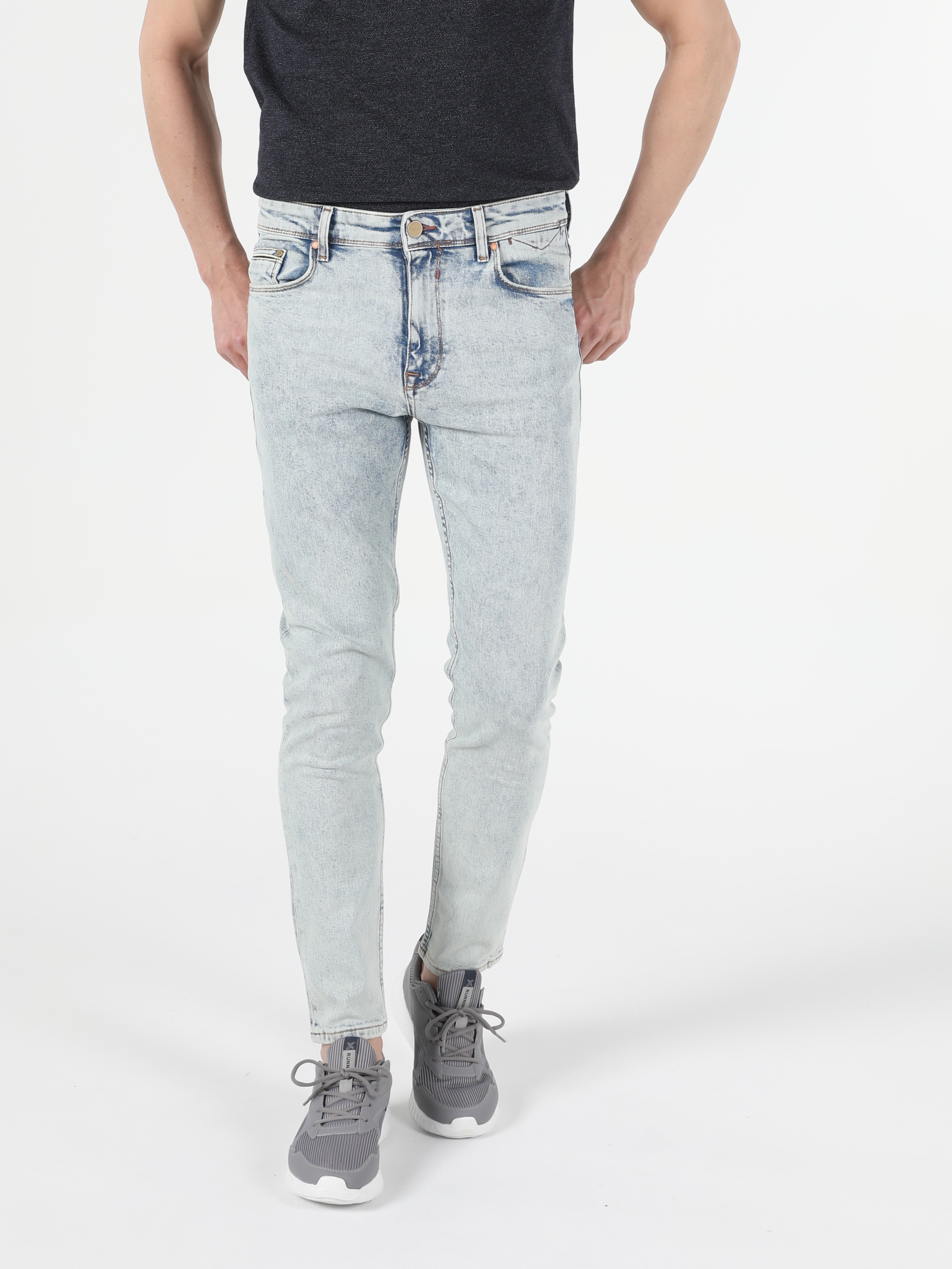 Afișați detalii pentru Pantaloni De Barbati Denim Skinny Fit  Cl1055415