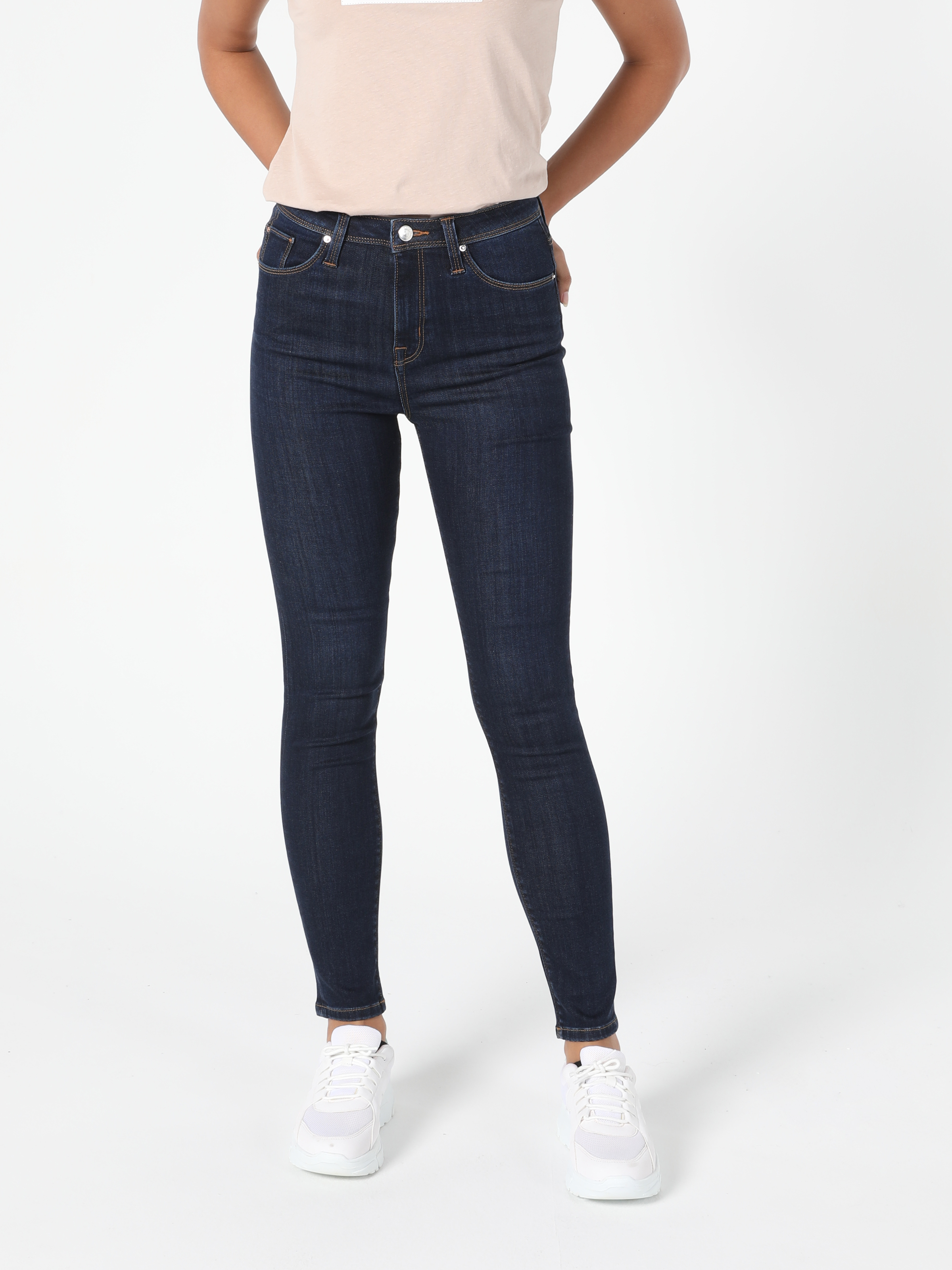 Afișați detalii pentru Pantaloni De Dama Denim Super Slim Fit 760 Diana Cl1055728