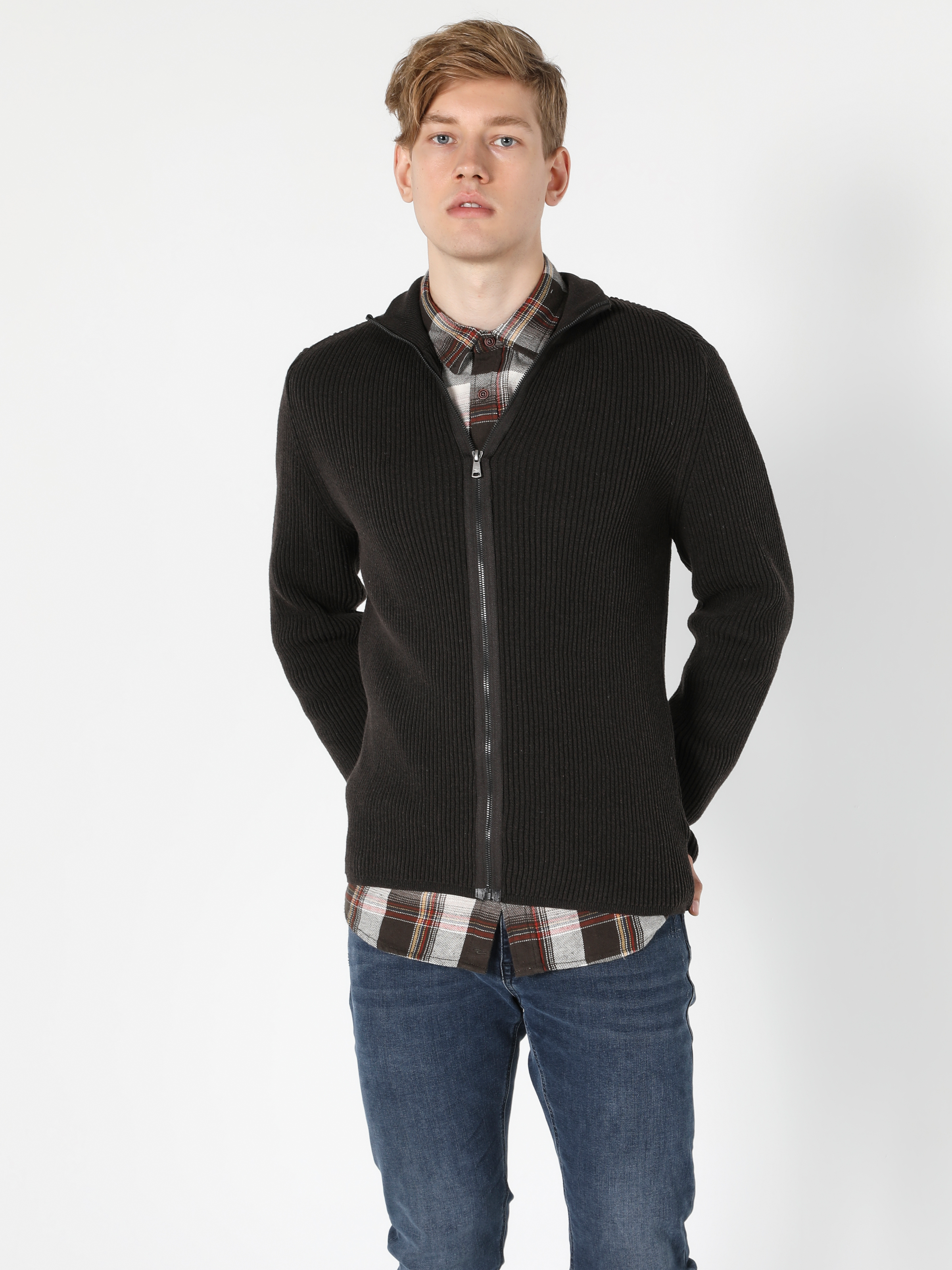 Afișați detalii pentru Cardigan De Barbati Maro Slim Fit  Cl1055784