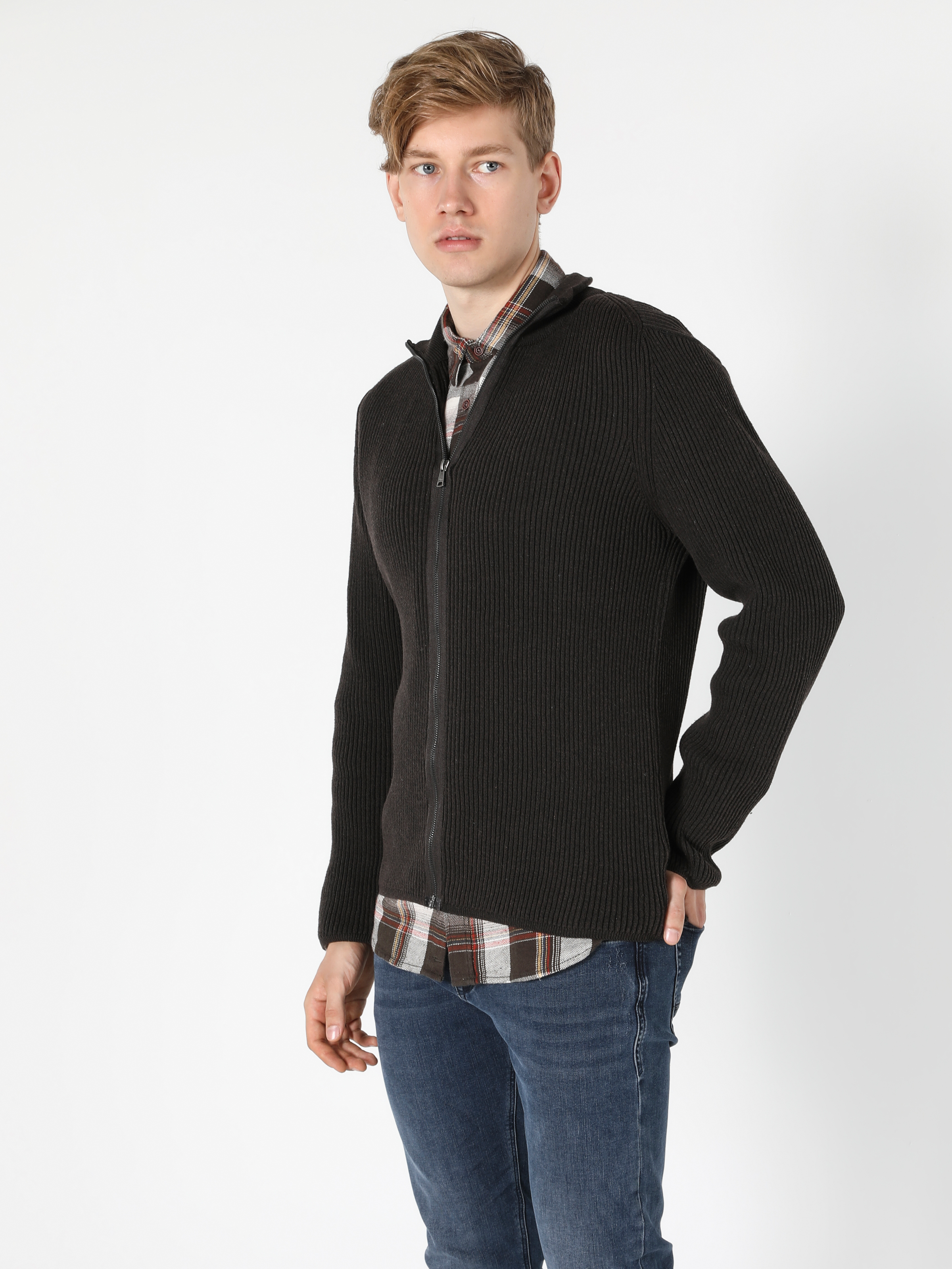 Afișați detalii pentru Cardigan De Barbati Maro Slim Fit  Cl1055784