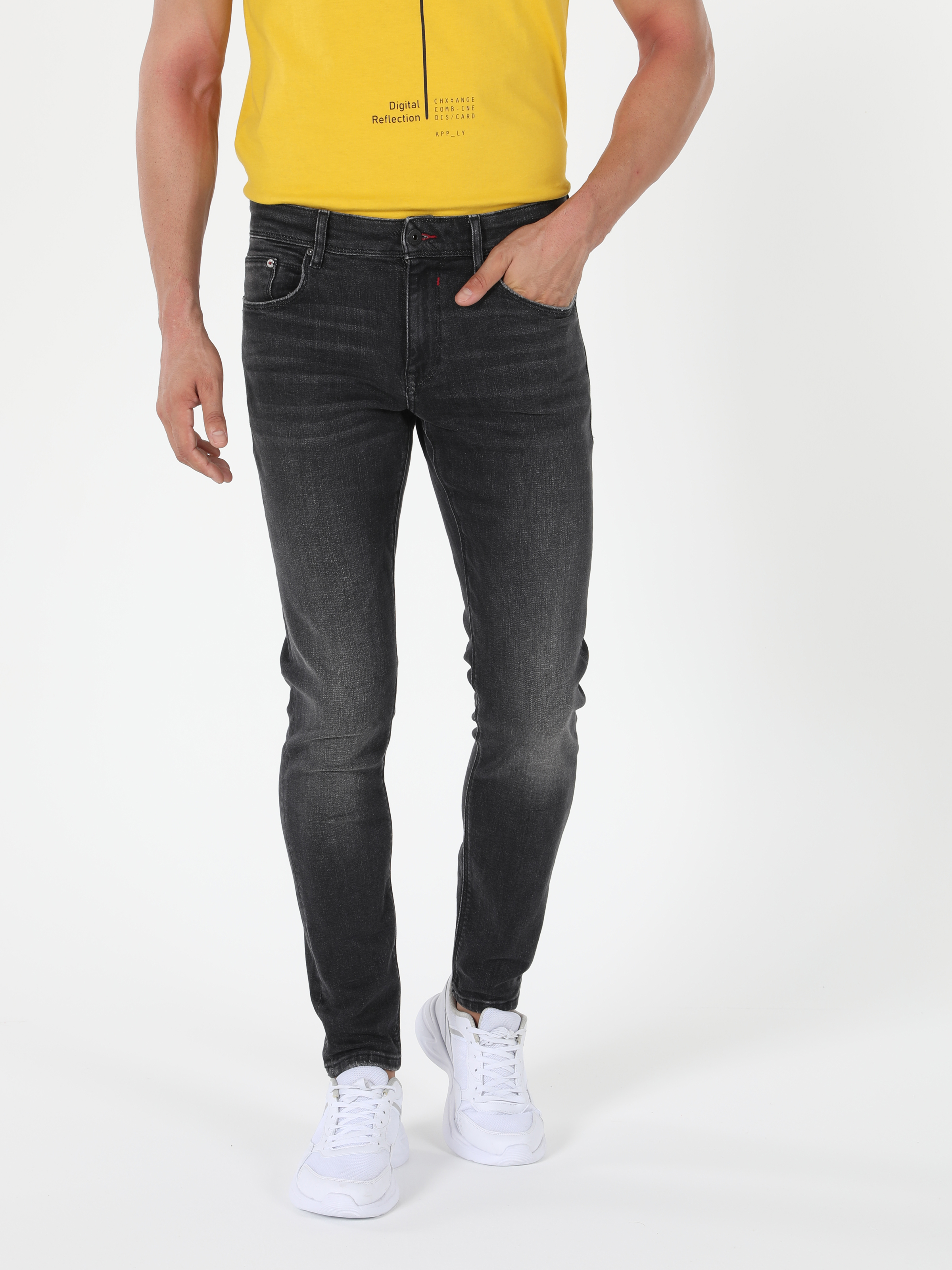 Afișați detalii pentru Pantaloni De Barbati Denim Slim Fit 041 Danny Cl1056174