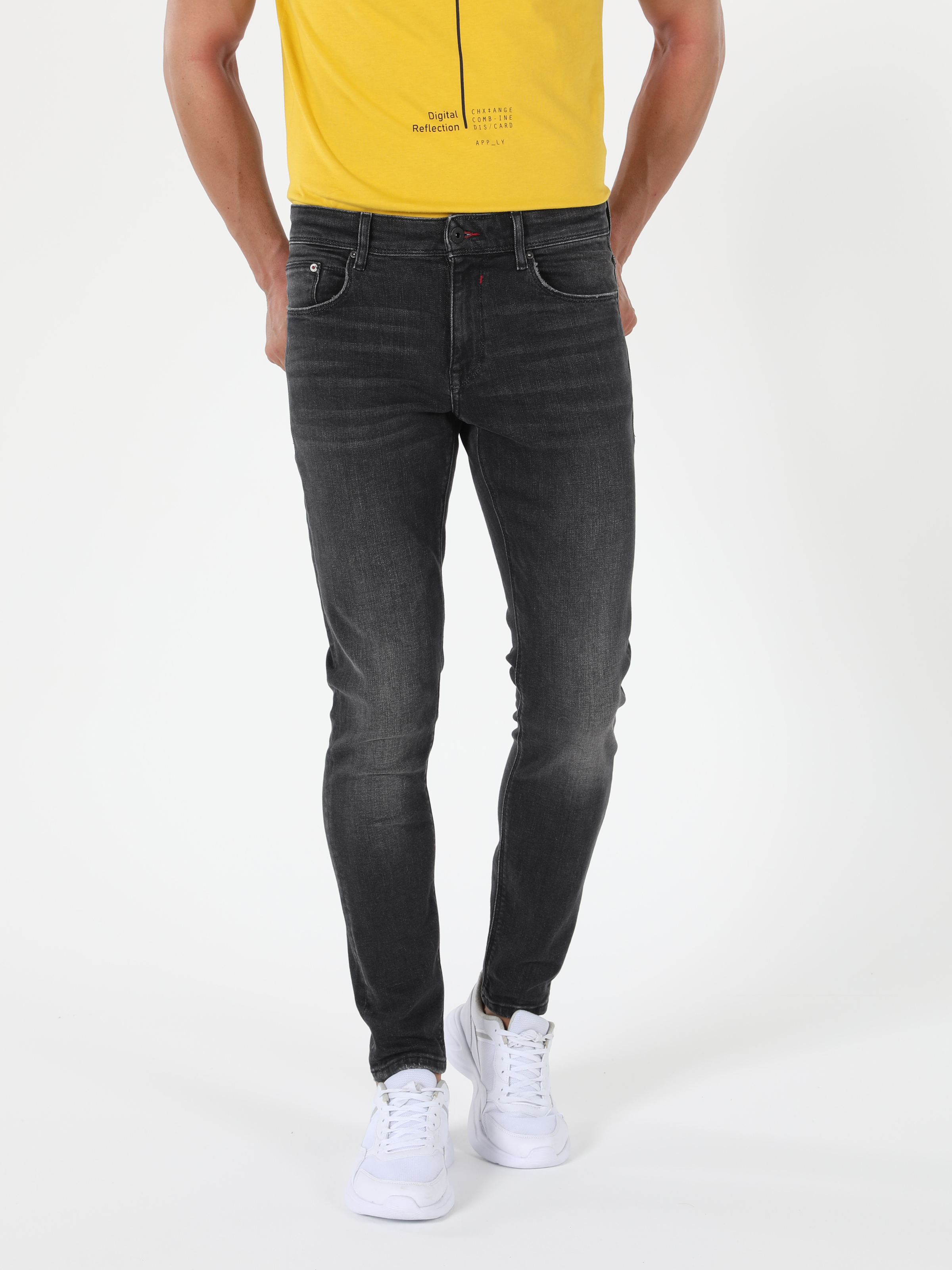 Afișați detalii pentru Pantaloni De Barbati Denim Slim Fit 041 Danny Cl1056174