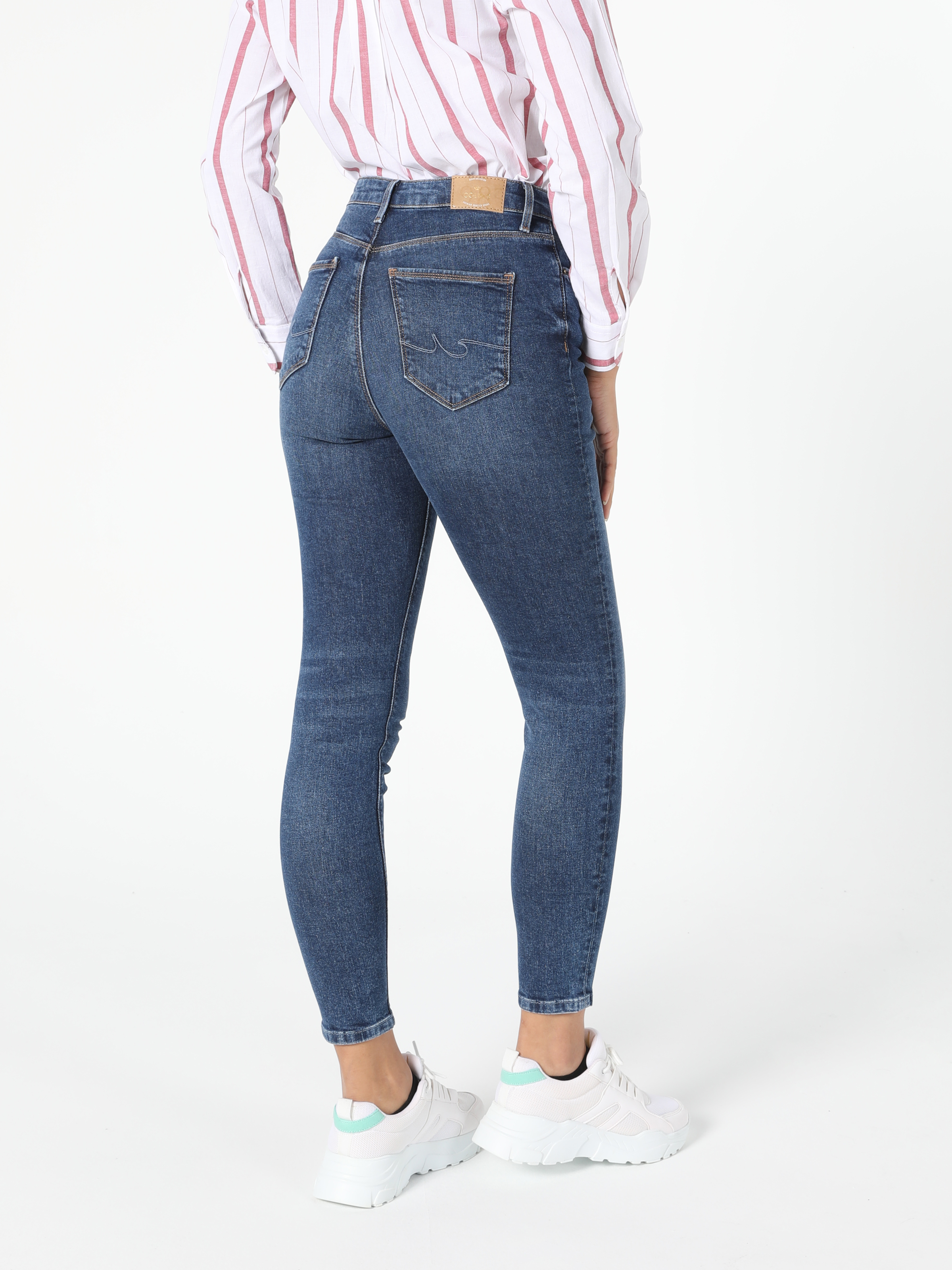 Afișați detalii pentru Pantaloni De Dama Denim Super Slim Fit 760 Diana Cl1056283