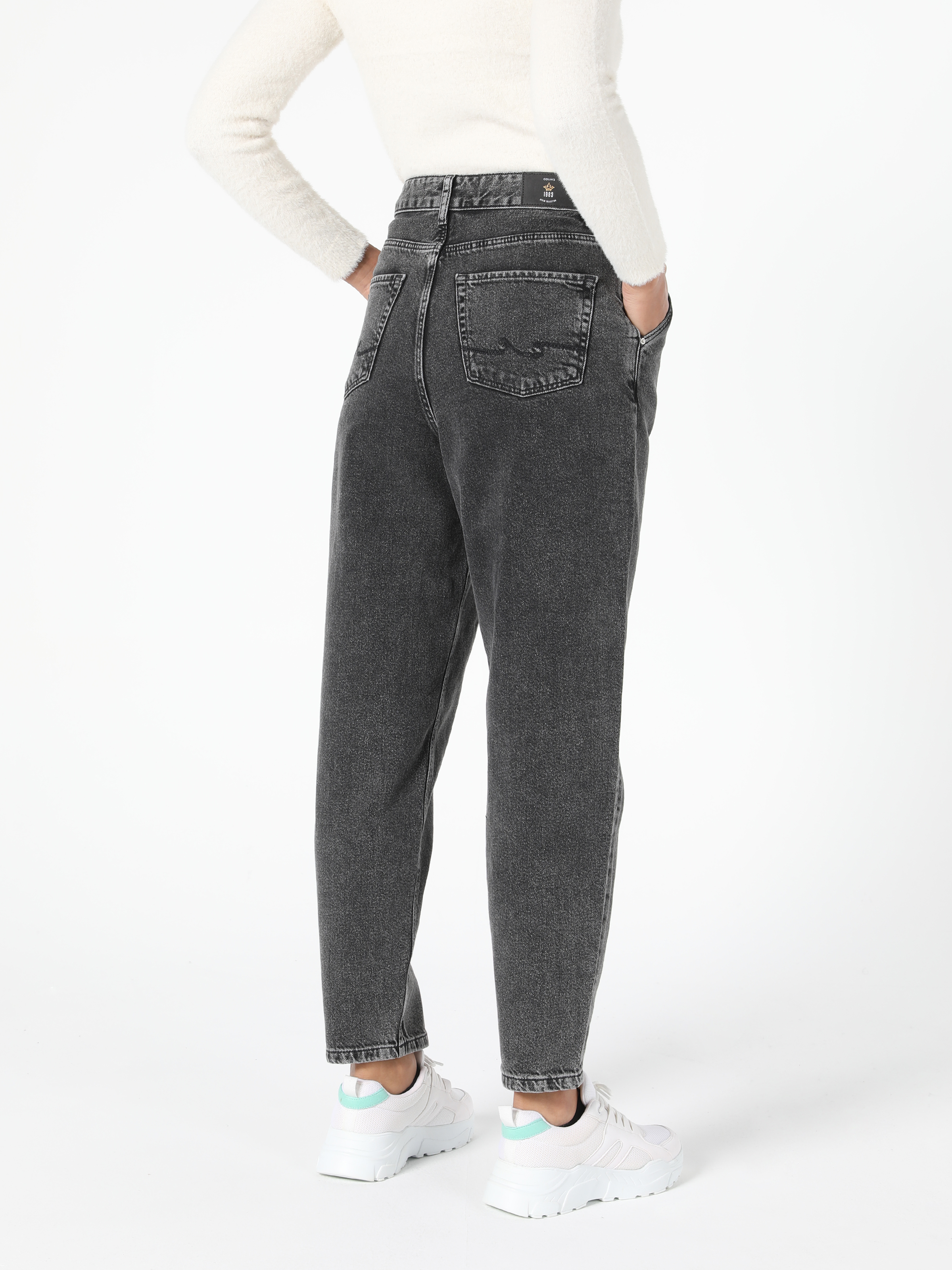 Afișați detalii pentru Pantaloni De Dama Denim Slouchy Fit  Cl1056361