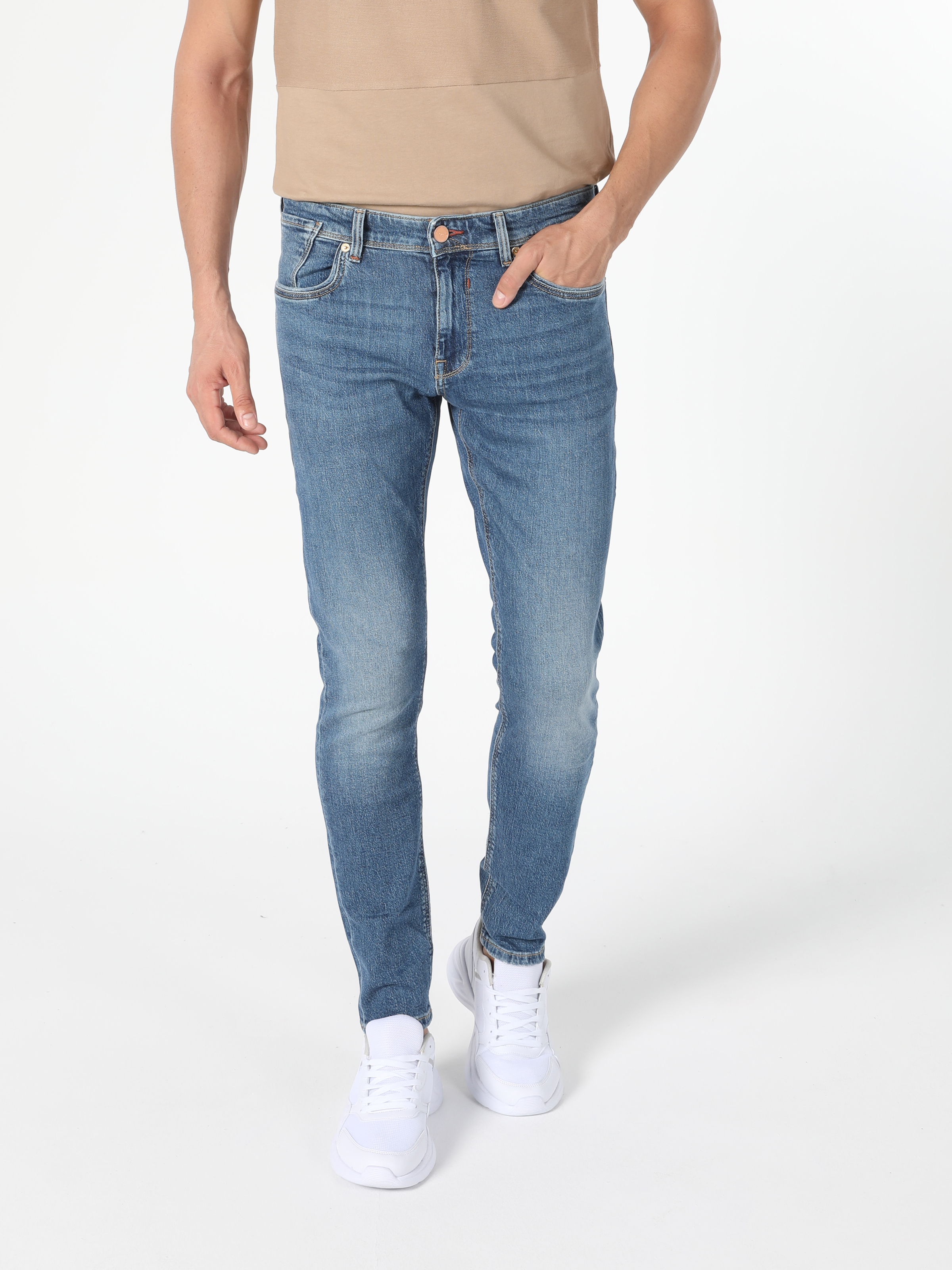 Afișați detalii pentru Pantaloni De Barbati Denim Slim Fit 041 Danny Cl1056368