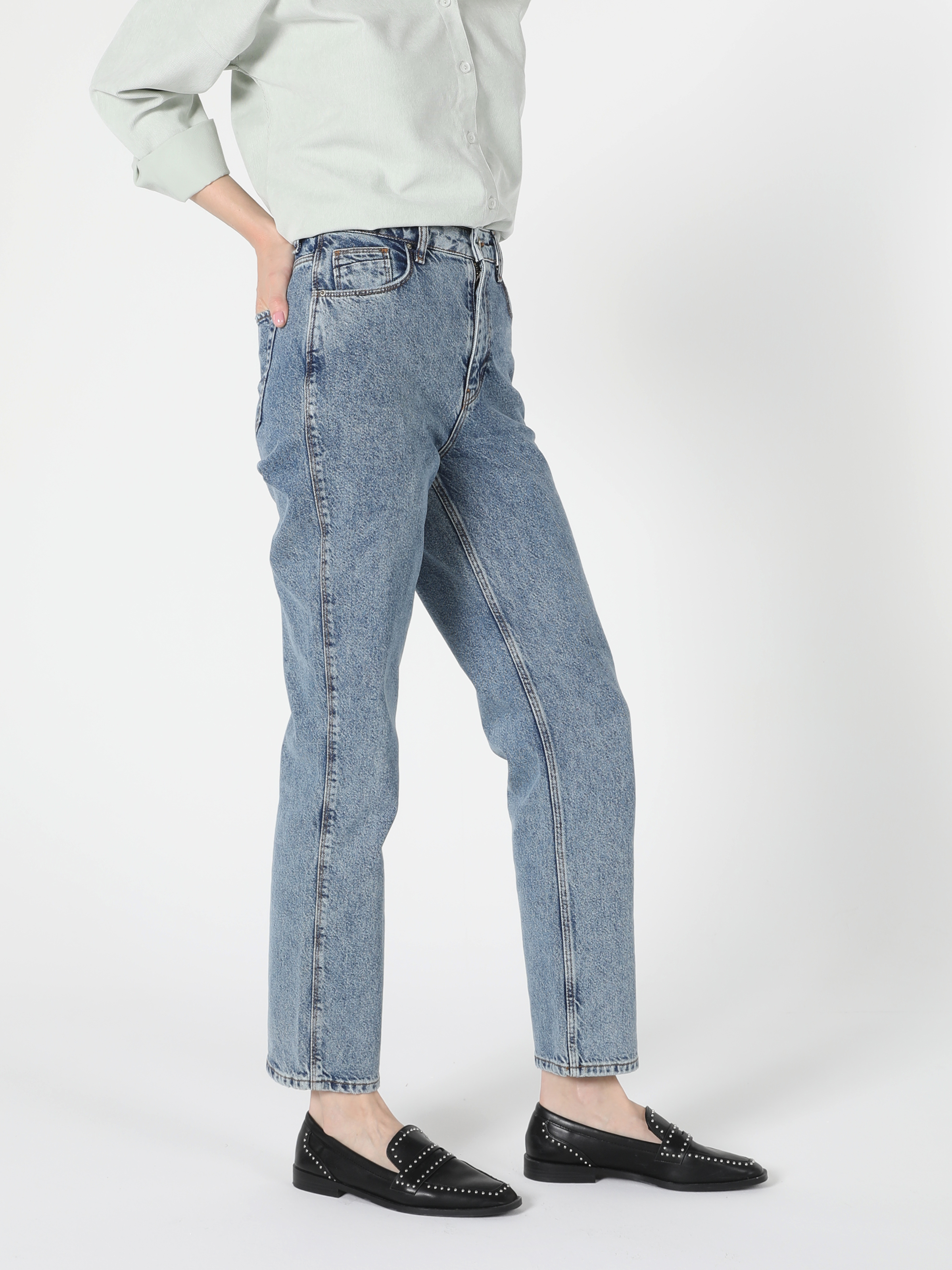 Afișați detalii pentru Pantaloni De Dama Denim Straight Fit 884 Lauren Cl1056600