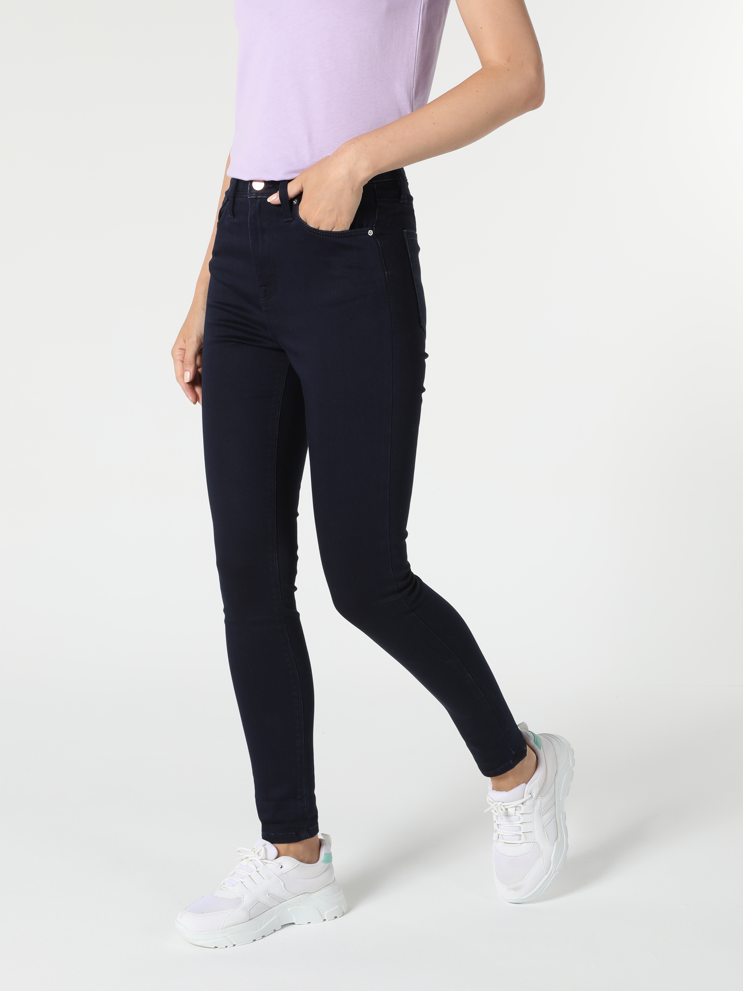 Afișați detalii pentru Pantaloni De Dama Denim Super Slim Fit 760 Diana Cl1055691