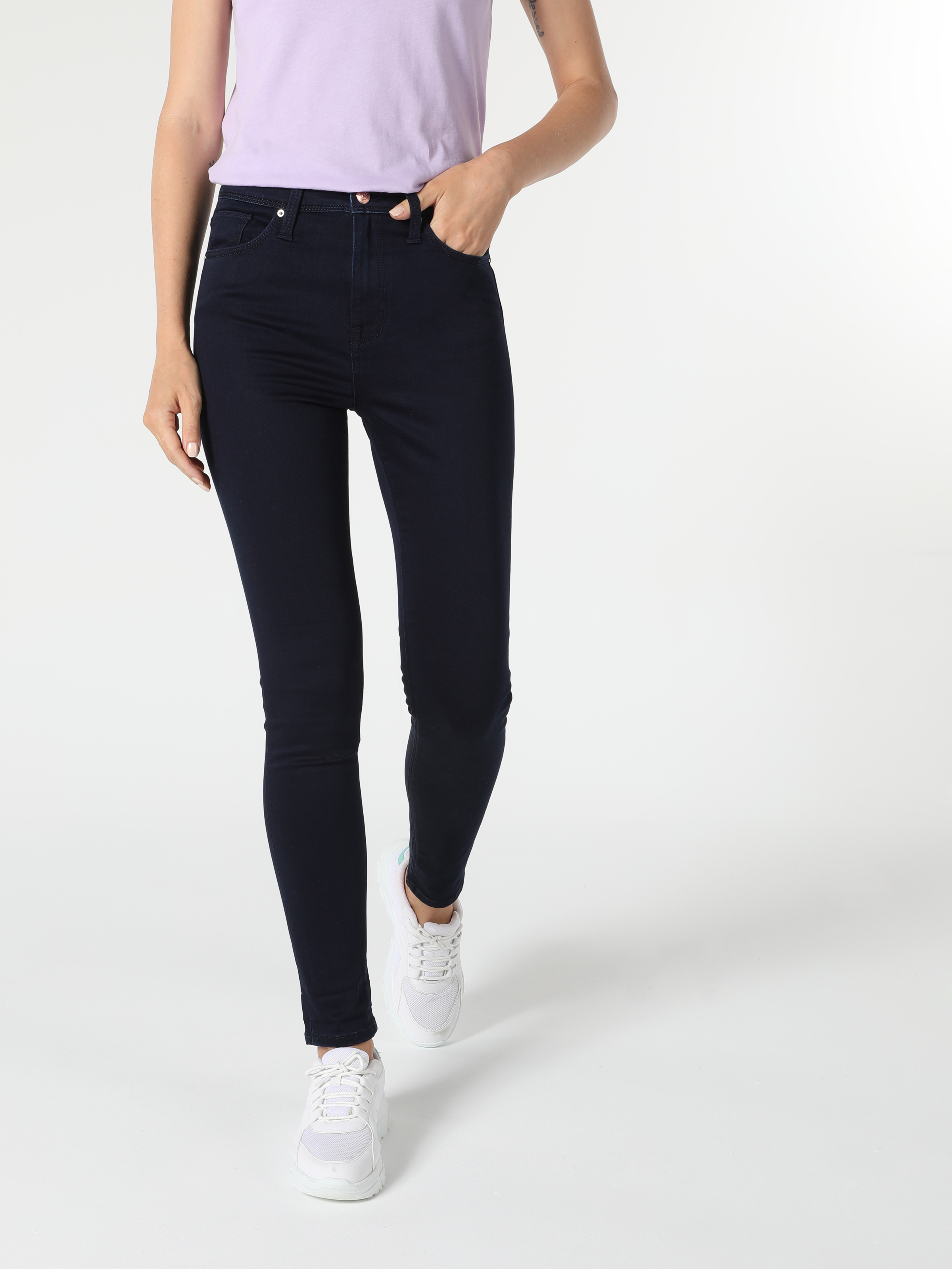 Afișați detalii pentru Pantaloni De Dama Denim Super Slim Fit 760 Diana Cl1055691