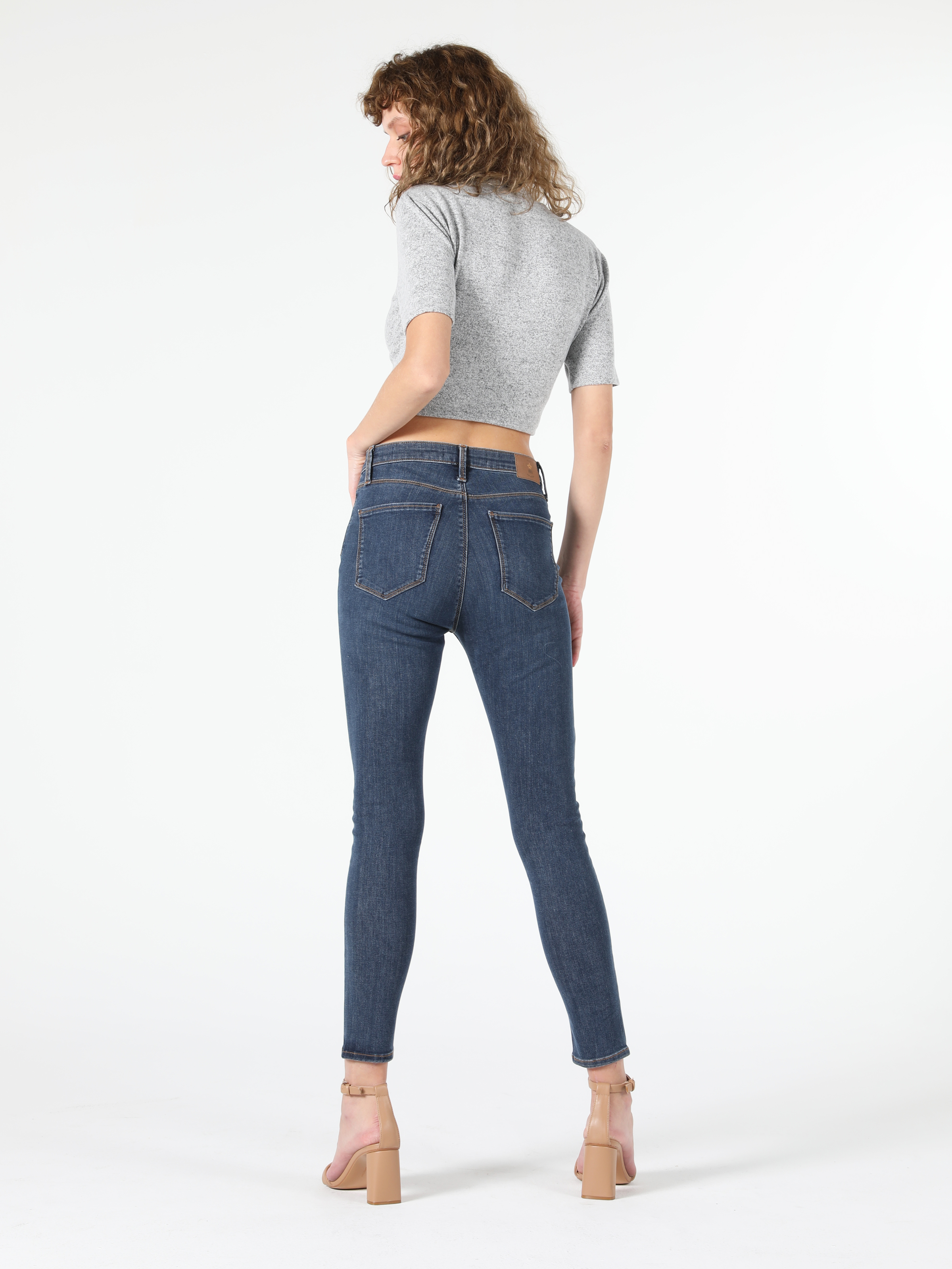 Afișați detalii pentru Pantaloni De Dama Denim Super Slim Fit 759 Lara Cl1056568