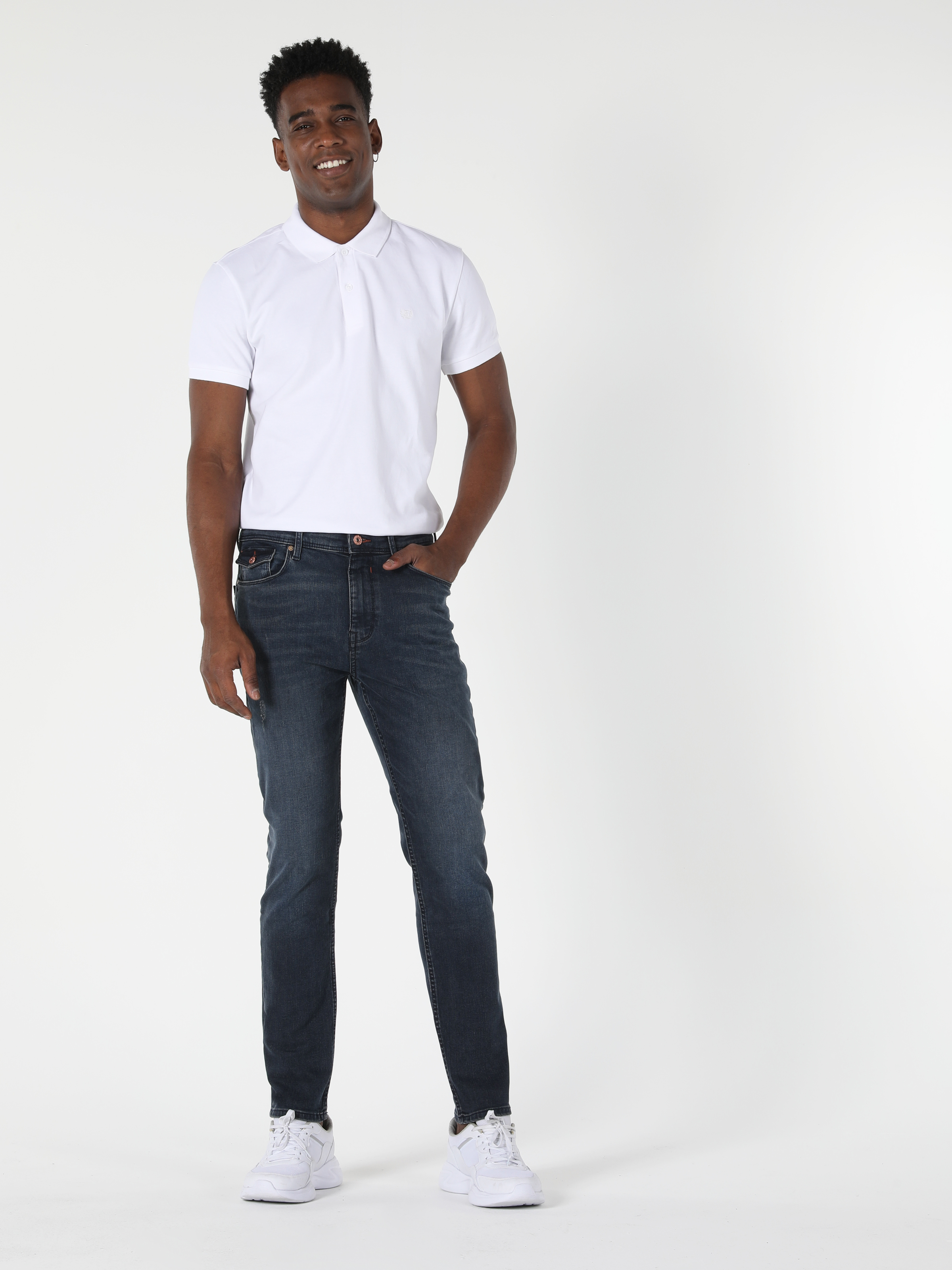 Afișați detalii pentru Pantaloni De Barbati Denim Skinny Fit  Cl1056606