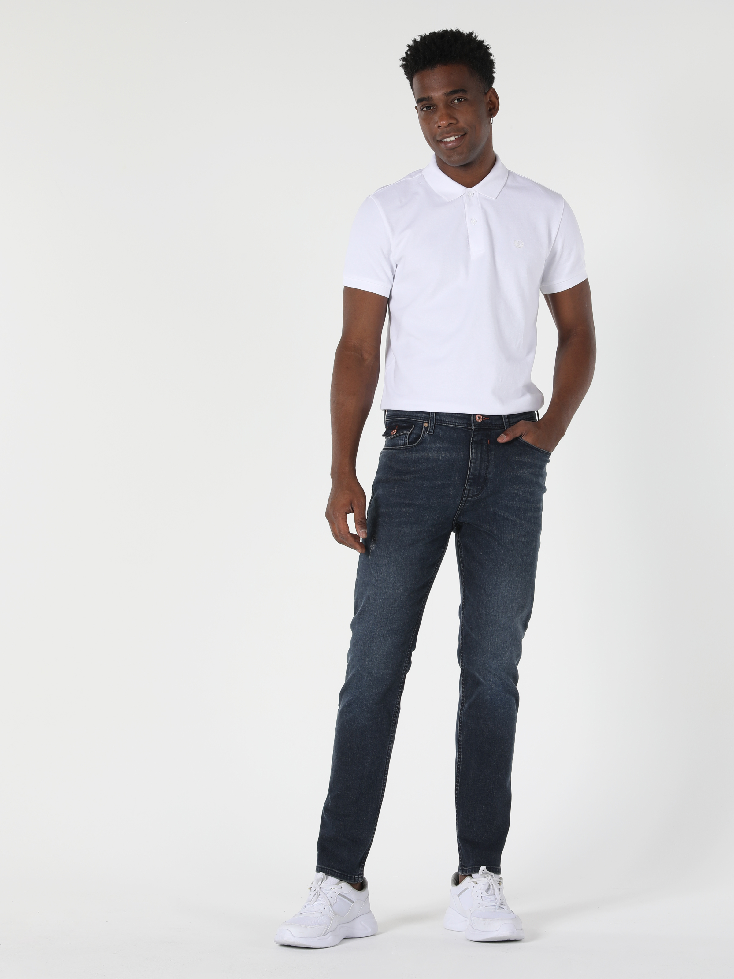 Afișați detalii pentru Pantaloni De Barbati Denim Skinny Fit  Cl1056606