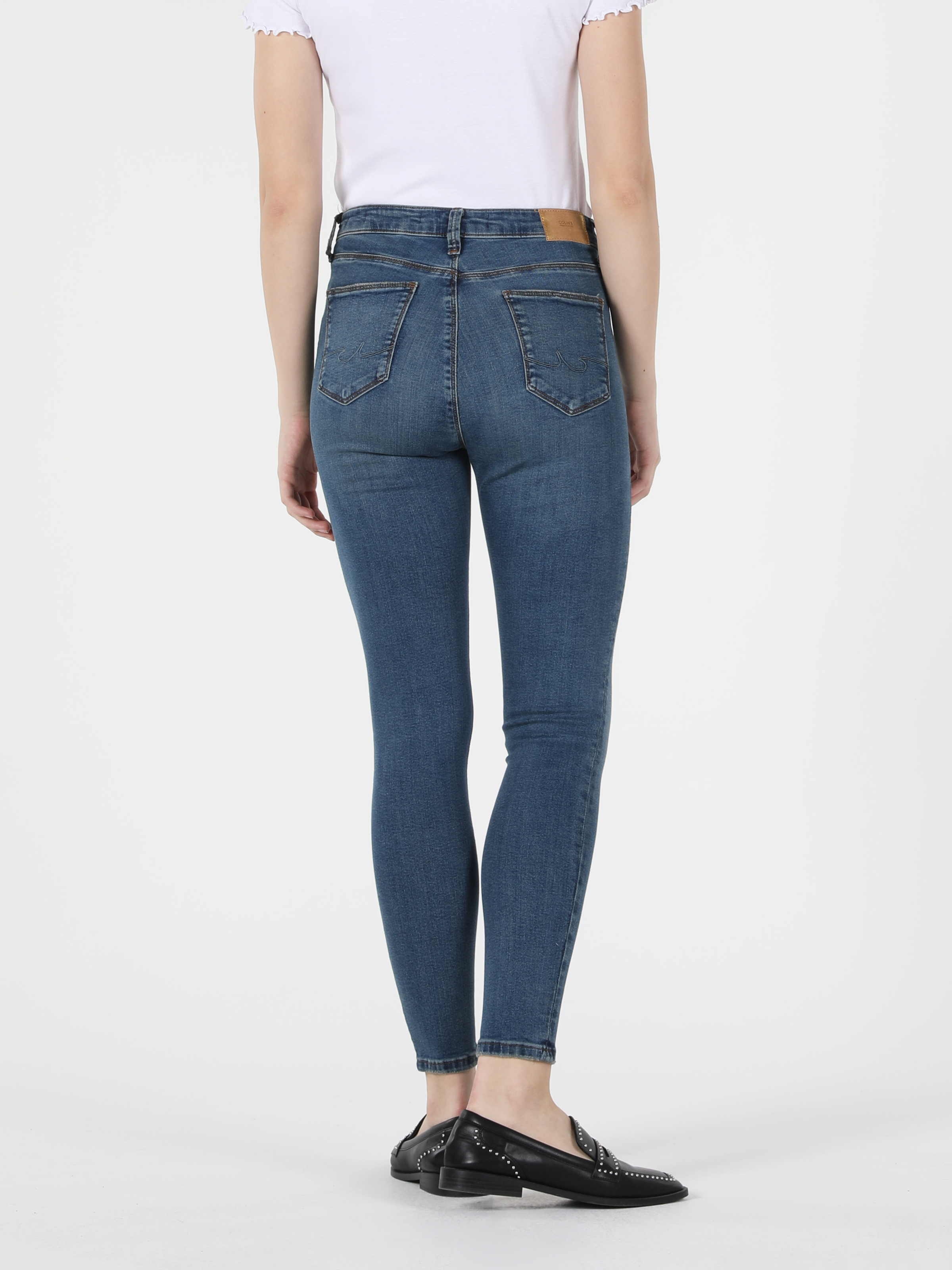 Afișați detalii pentru Pantaloni De Dama Denim Super Slim Fit 759 Lara Cl1057897