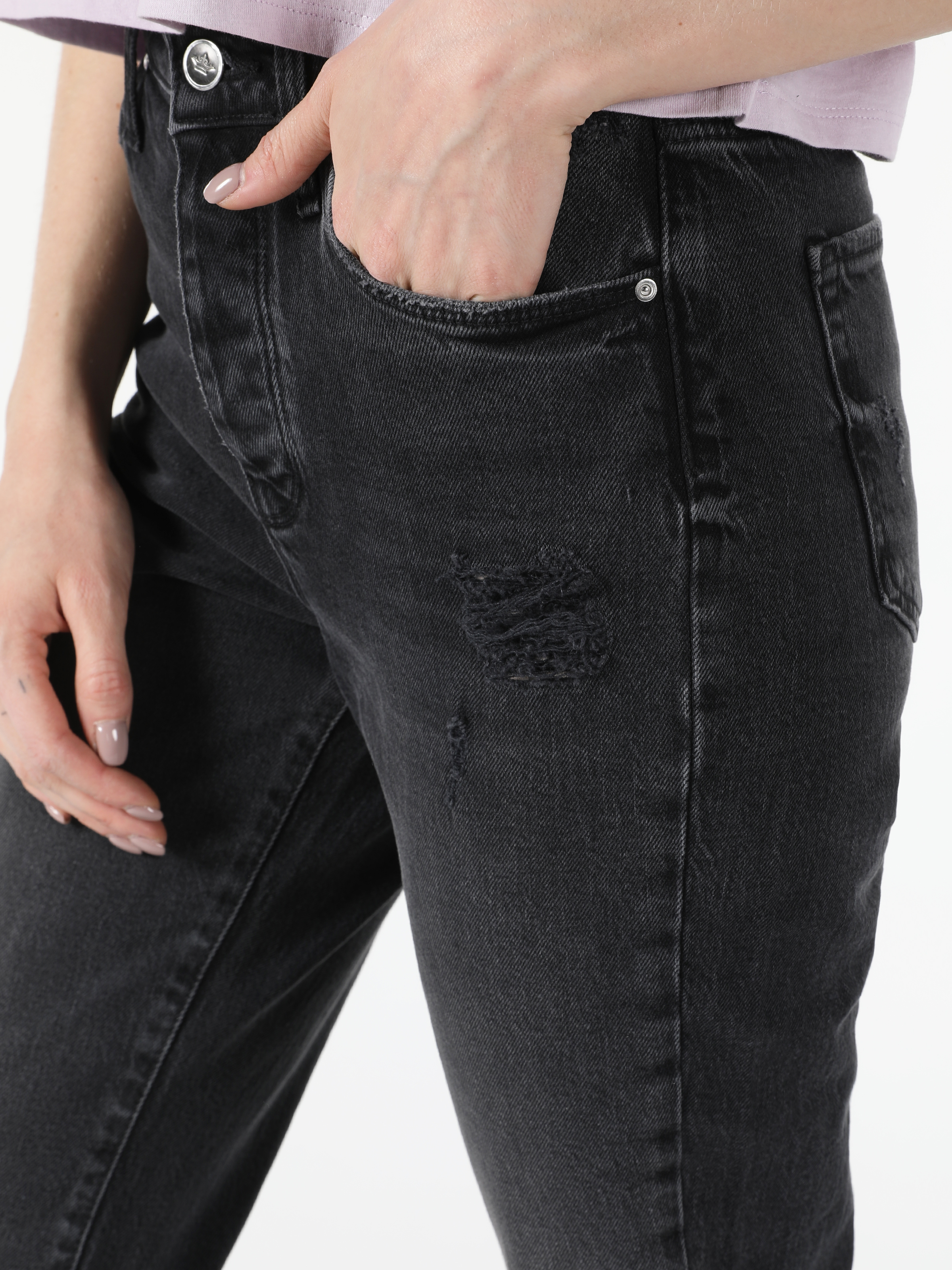 Afișați detalii pentru Pantaloni De Dama Denim Slim Fit 891 Maya Cl1058542