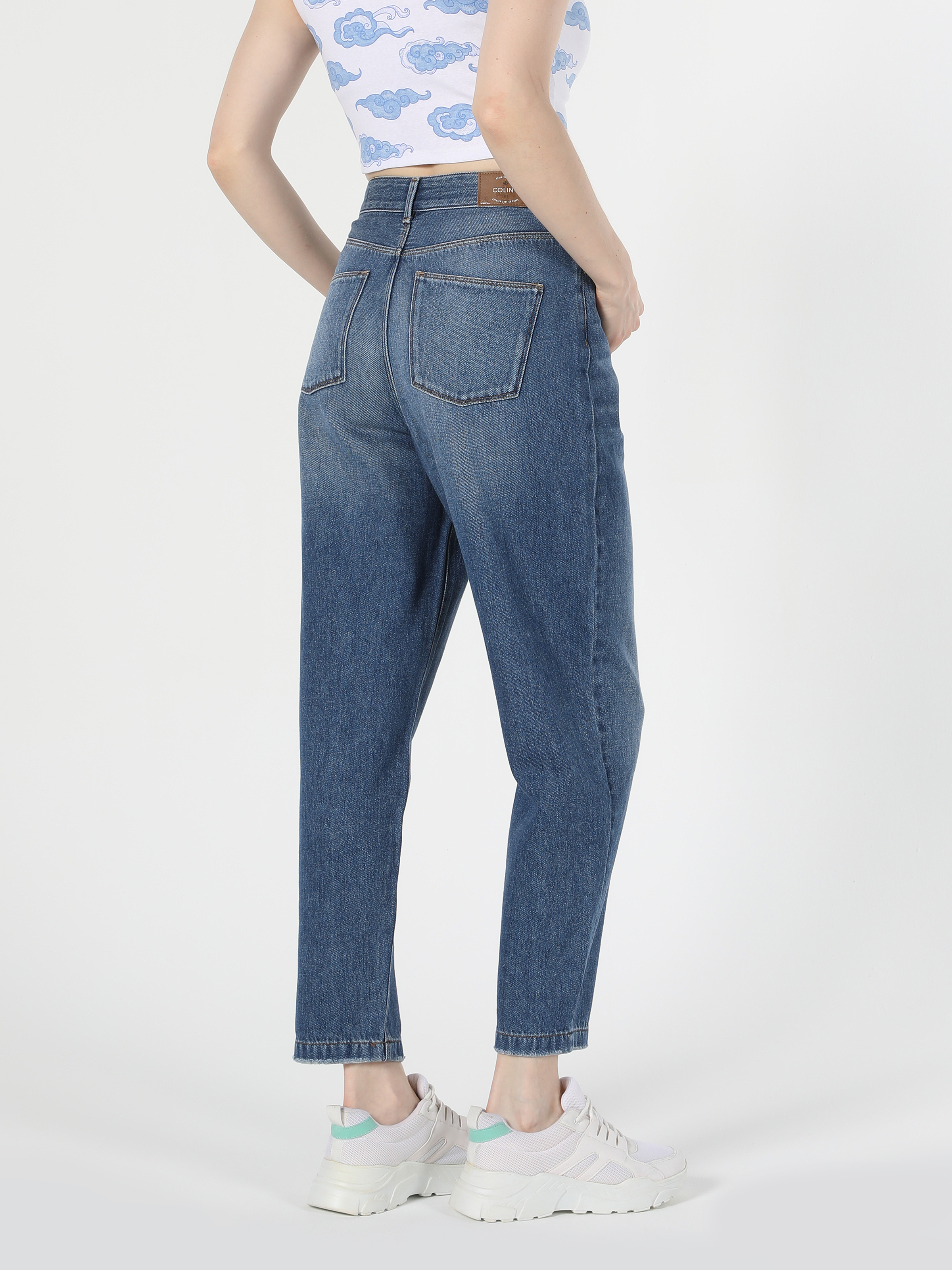 Afișați detalii pentru Pantaloni De Dama Denim Slouchy Fit  CL1057927