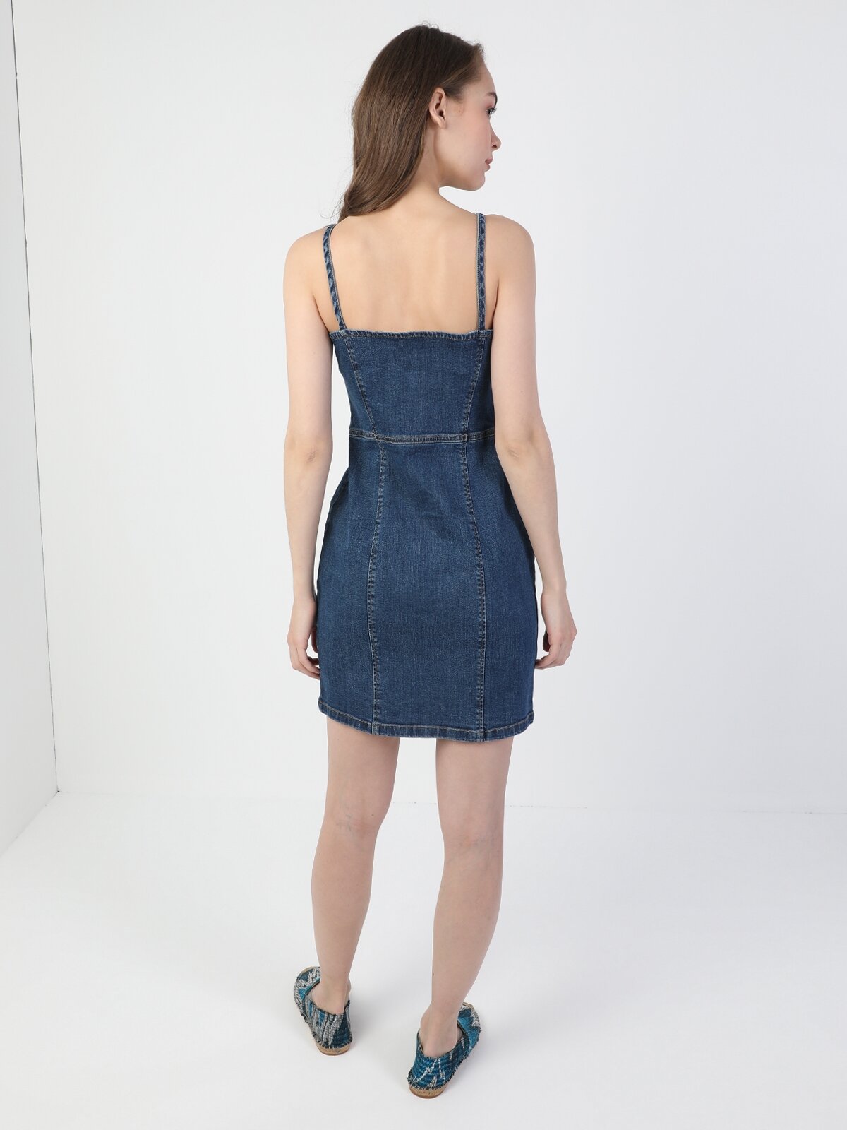 Afișați detalii pentru Rochie De Dama Denim Regular Fit 