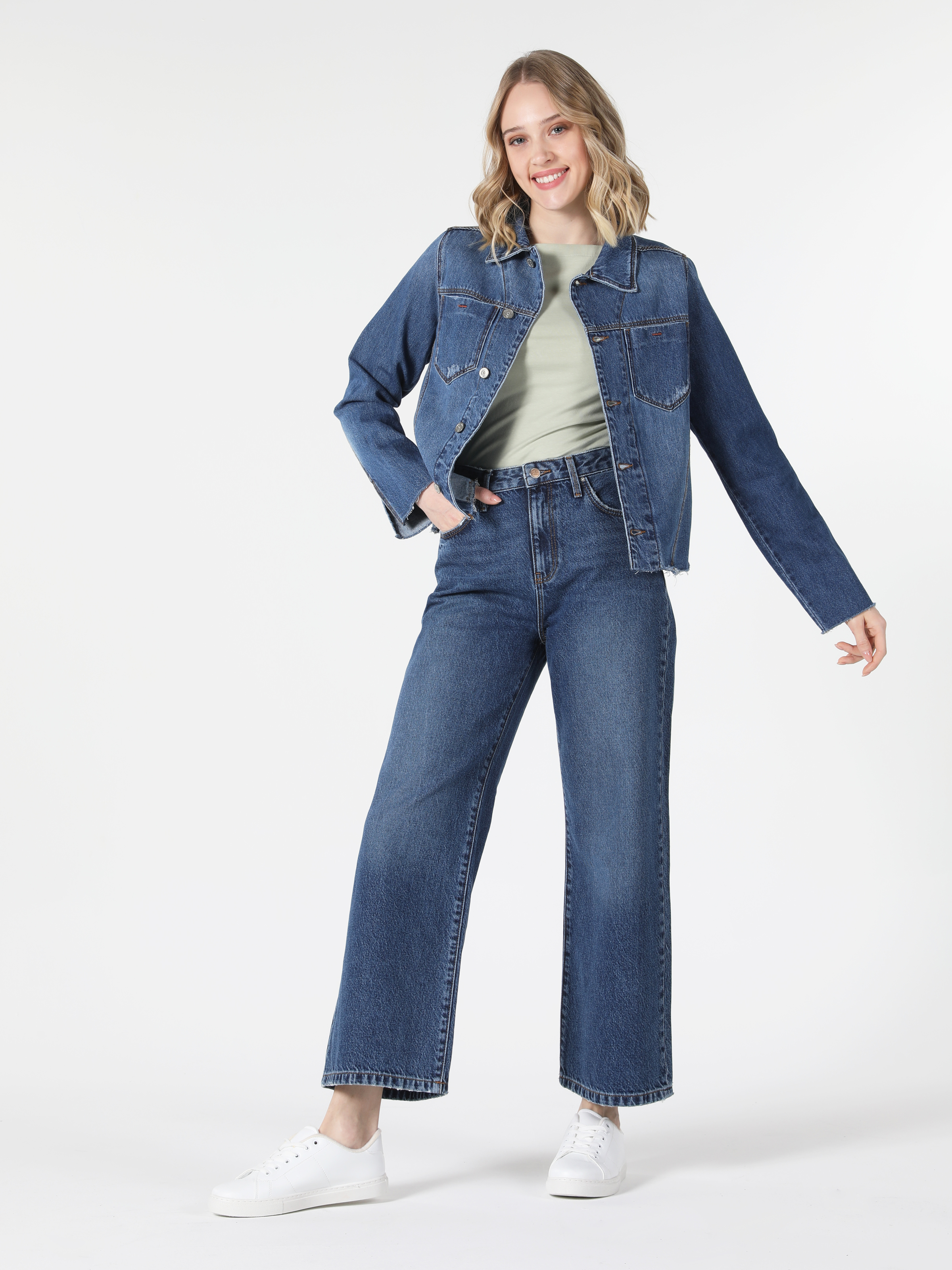 Afișați detalii pentru Jacheta De Dama Denim Regular Fit  Cl1058085