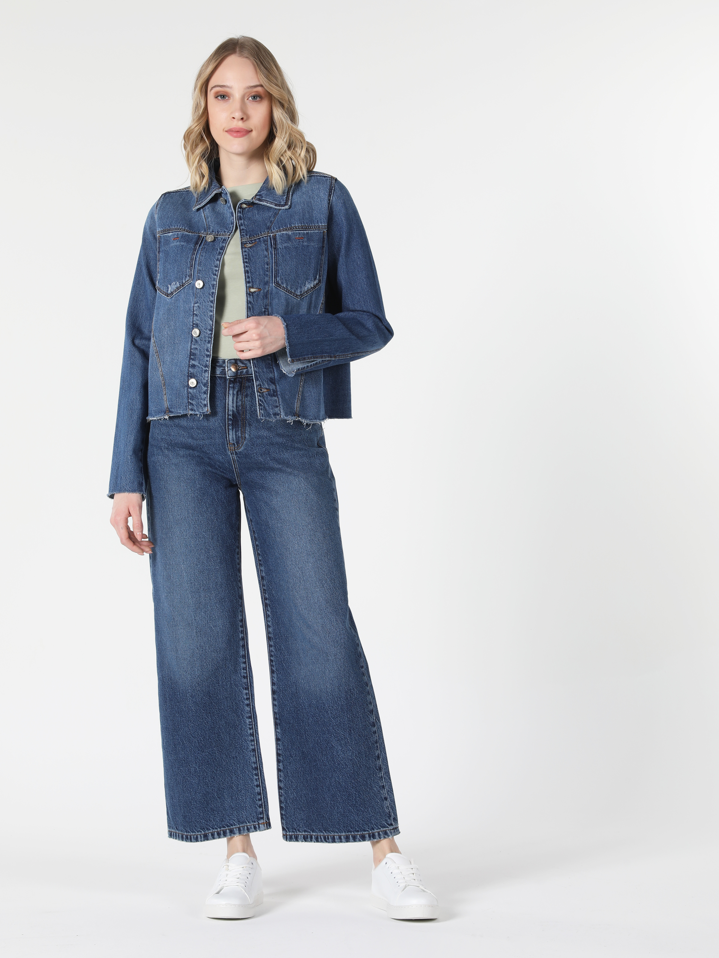 Afișați detalii pentru Jacheta De Dama Denim Regular Fit  Cl1058085