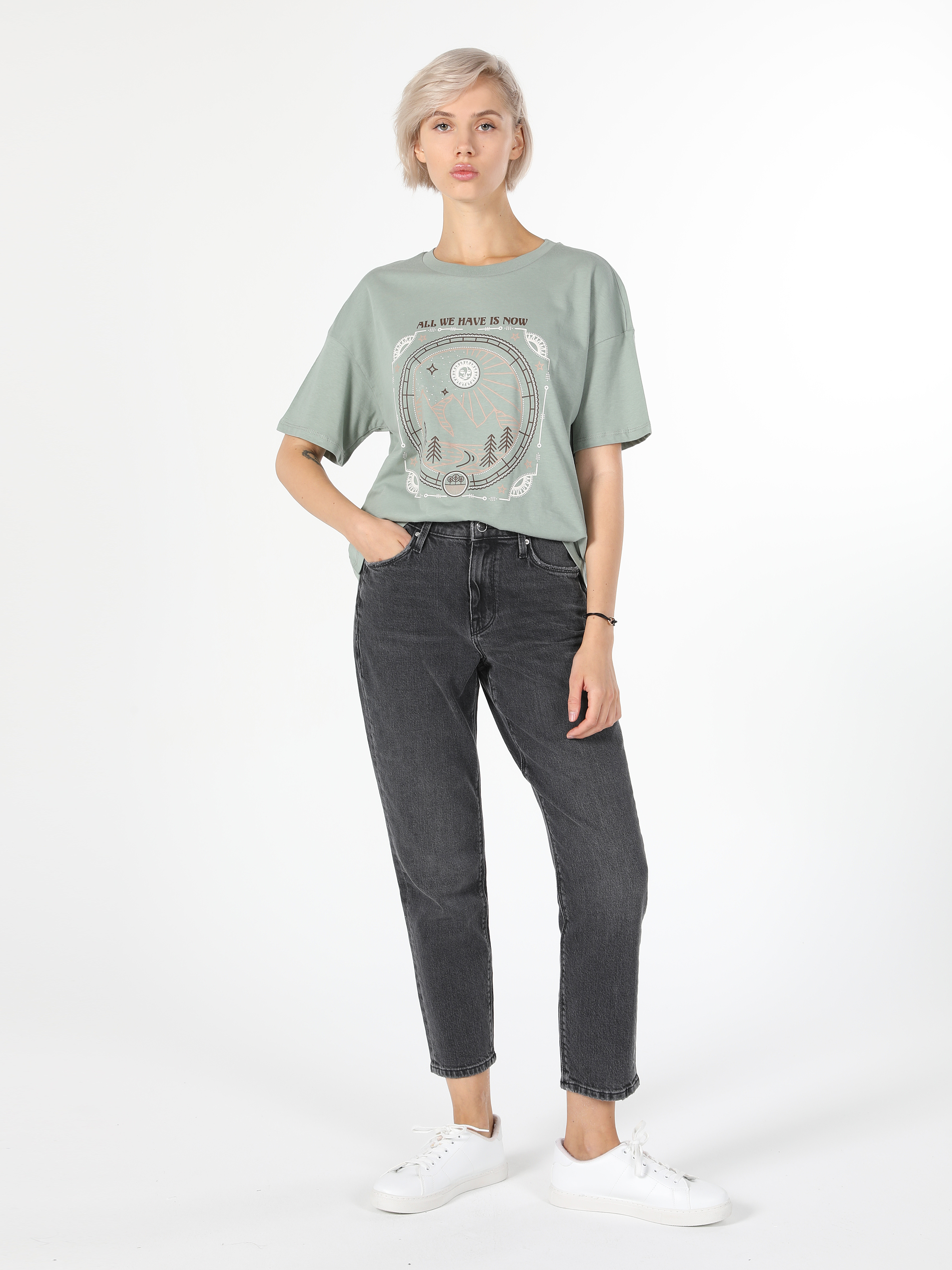 Afișați detalii pentru Tricou Cu Maneca Scurta De Dama Verde   Cl1060345