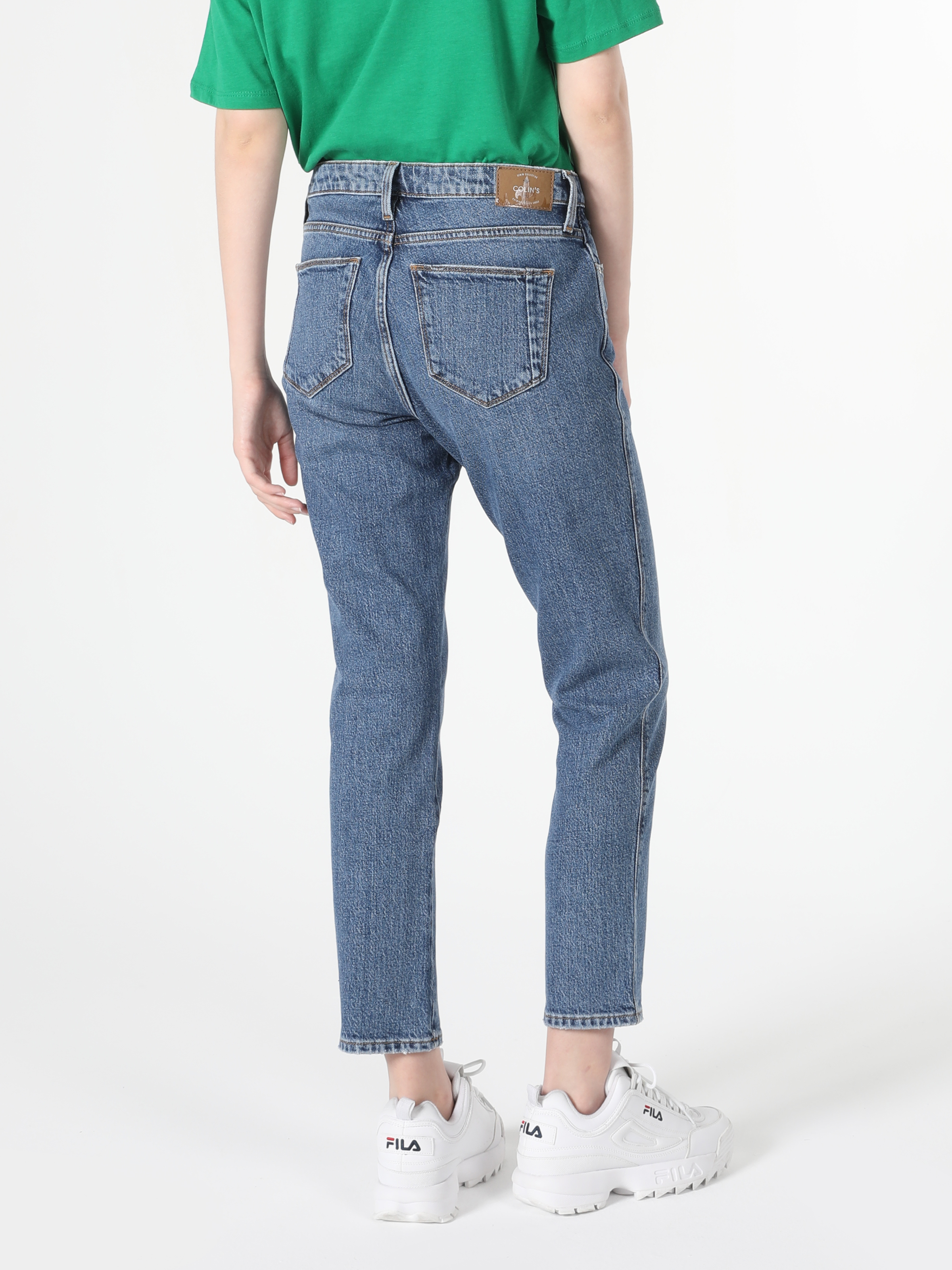 Afișați detalii pentru Pantaloni De Dama Denim Slim Fit 703 CARLA CL1060394