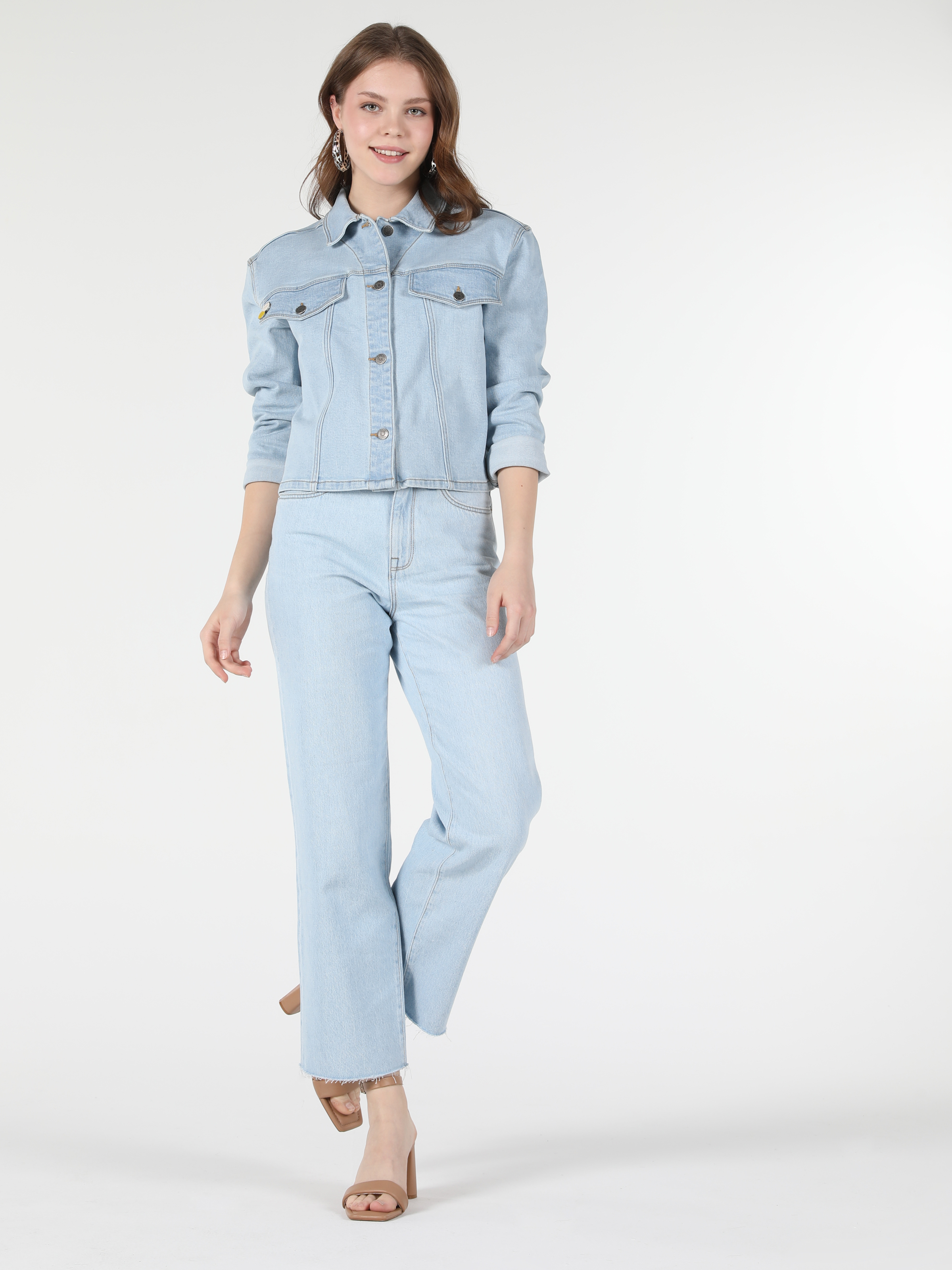 Afișați detalii pentru Jacheta De Dama Denim Regular Fit  Cl1058095