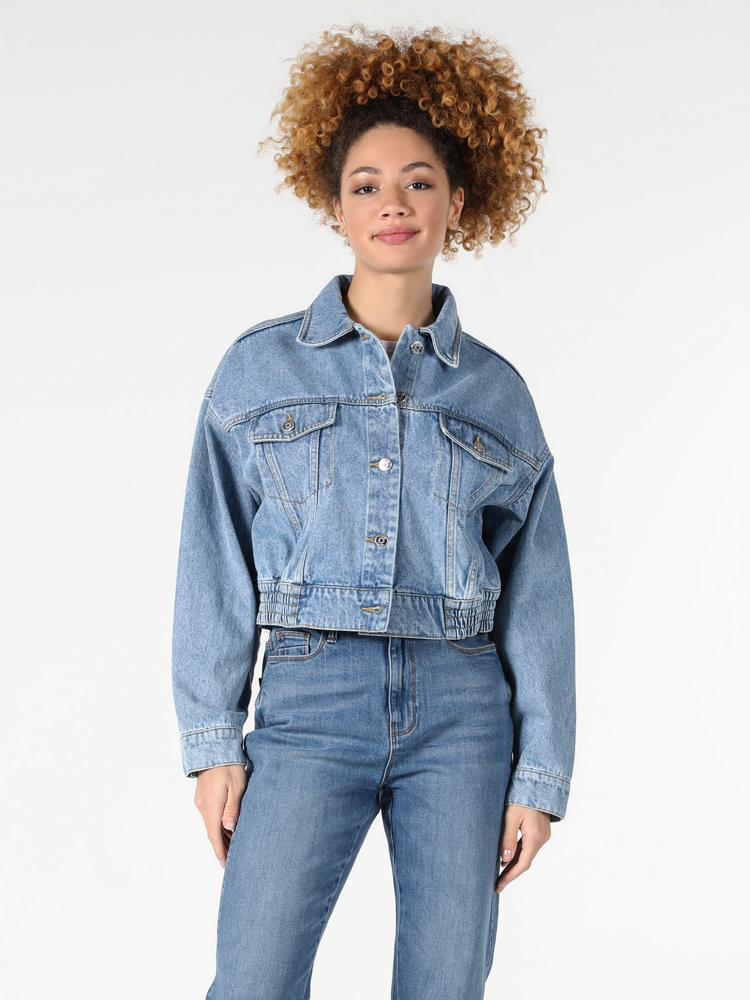 Afișați detalii pentru Jacheta De Dama Denim Regular Fit 