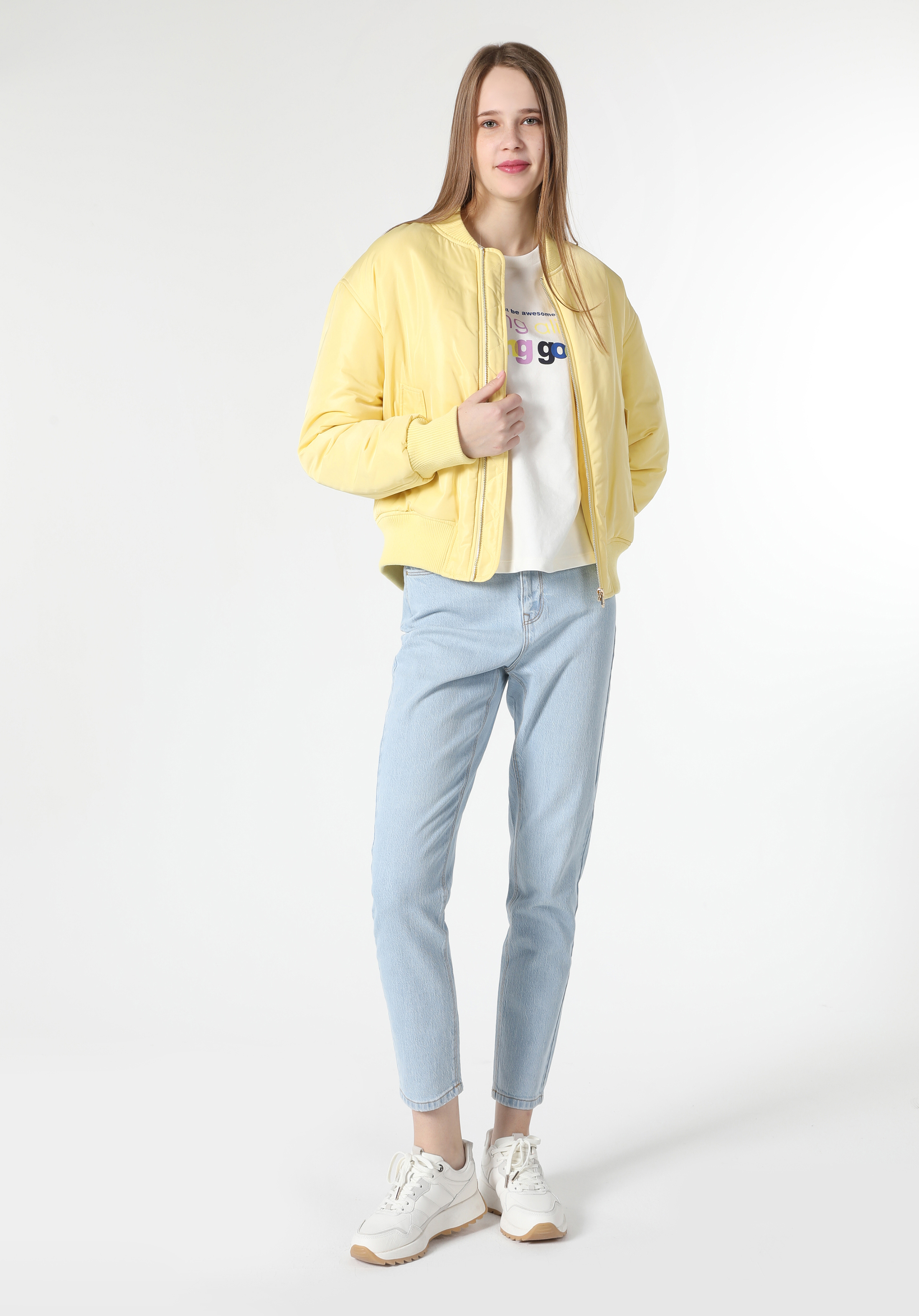 Afișați detalii pentru Jacheta De Dama Galben Regular Fit  Cl1062206