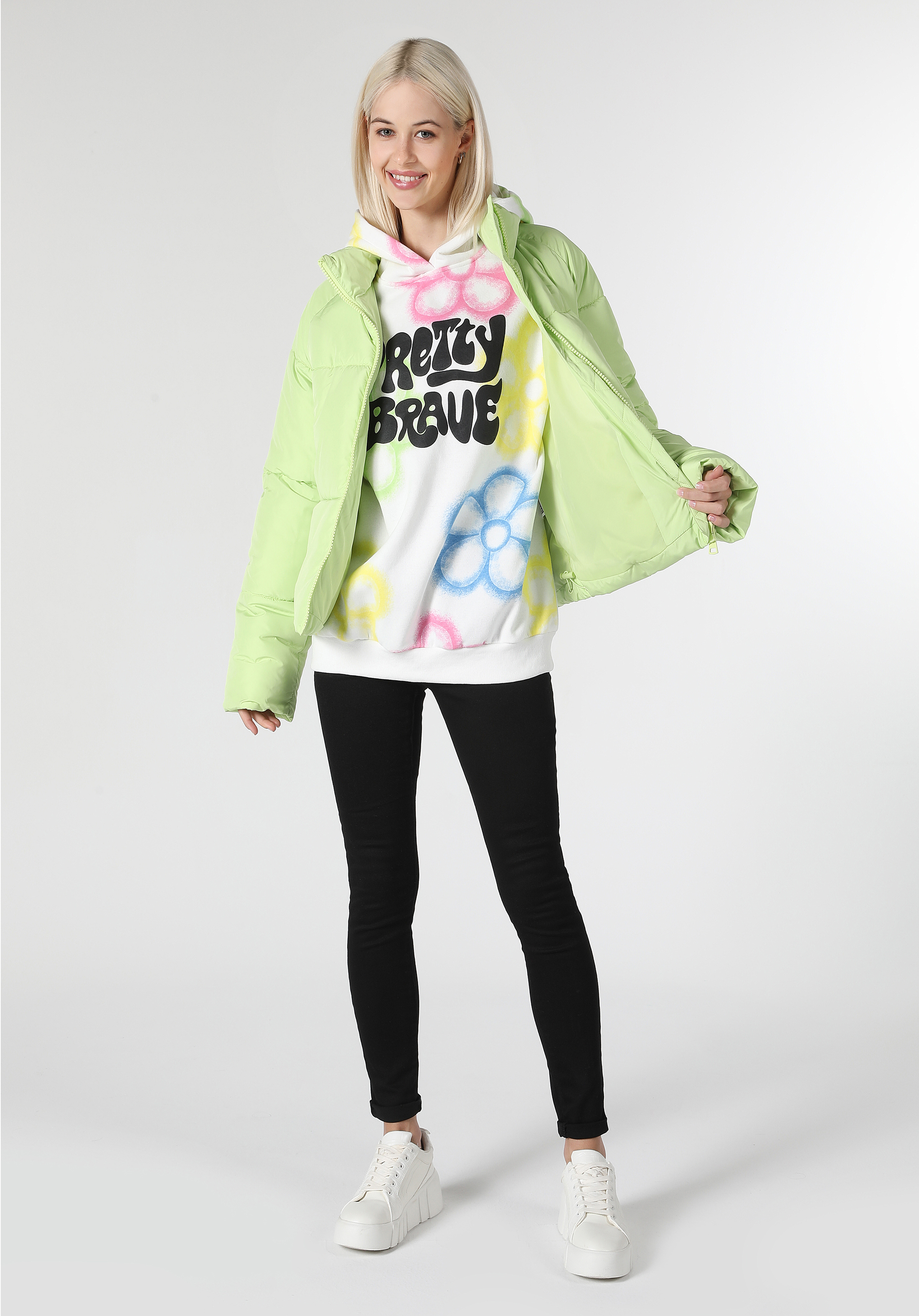 Afișați detalii pentru Jacheta De Dama Verde Regular Fit  Cl1062207