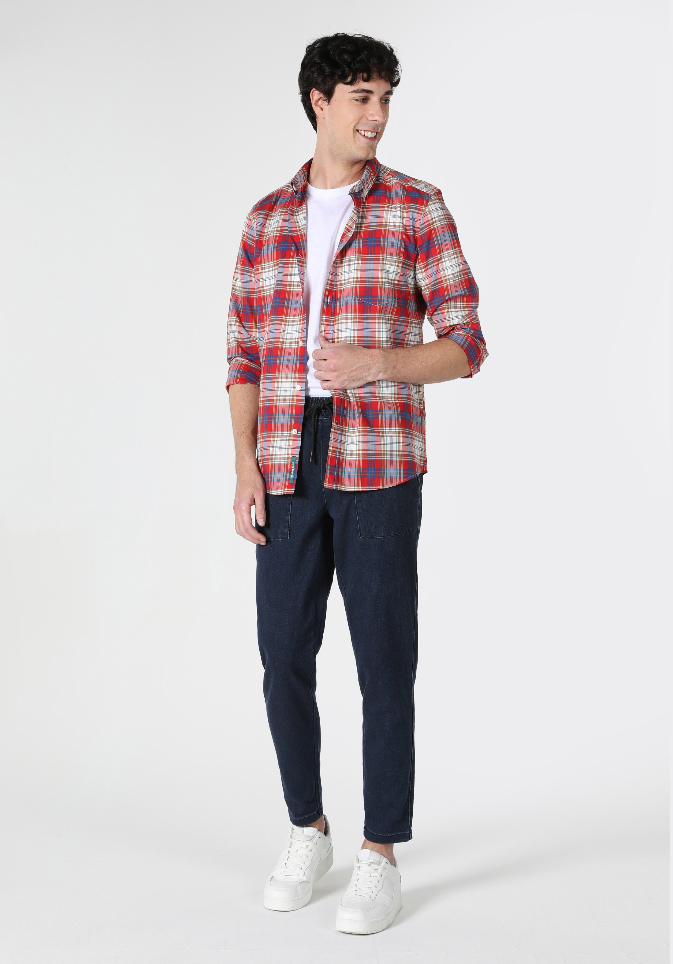 Afișați detalii pentru Camasa Cu Maneca Lunga De Barbati Multicolor Slim Fit  Cl1061791