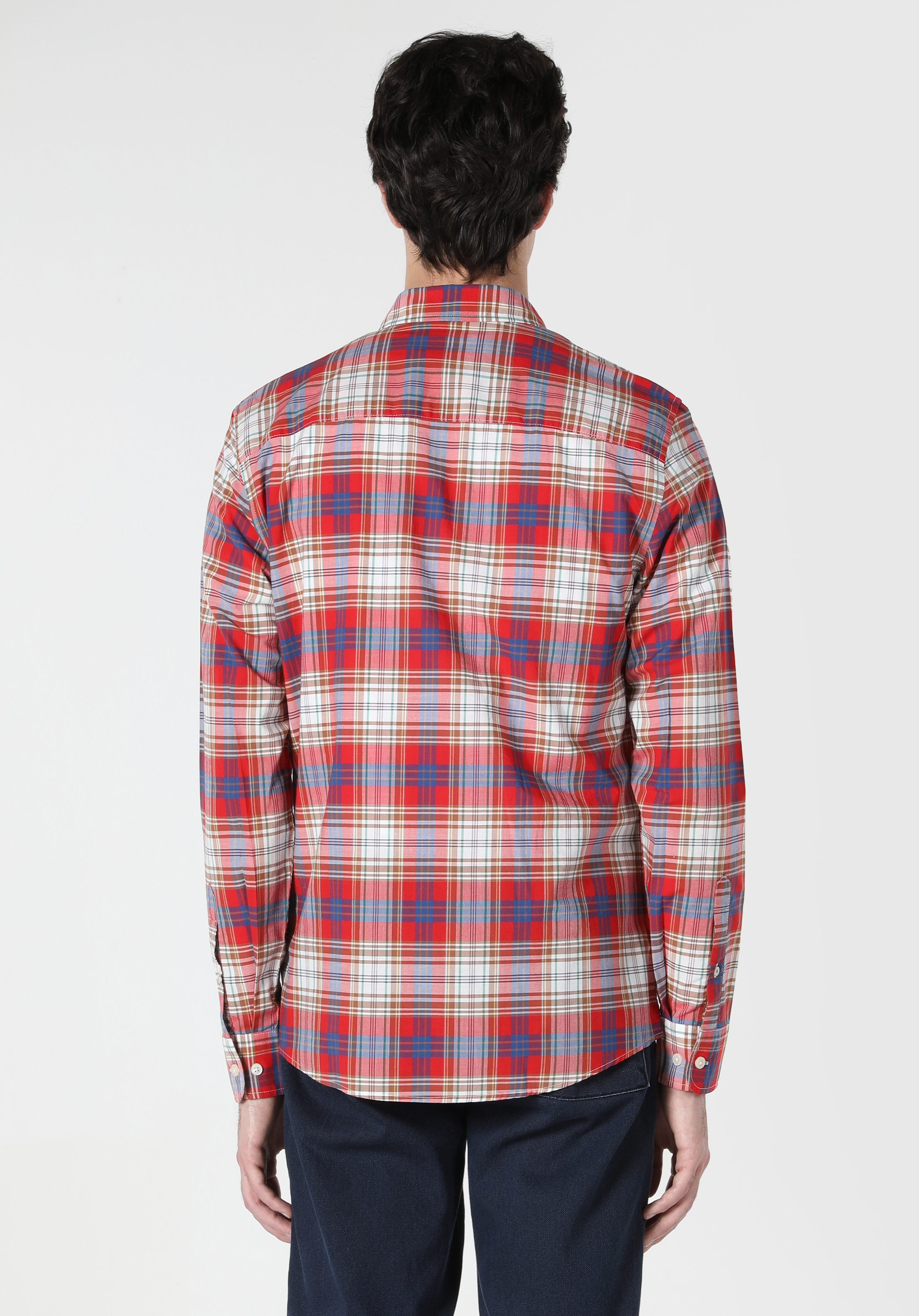 Afișați detalii pentru Camasa Cu Maneca Lunga De Barbati Multicolor Slim Fit  Cl1061791
